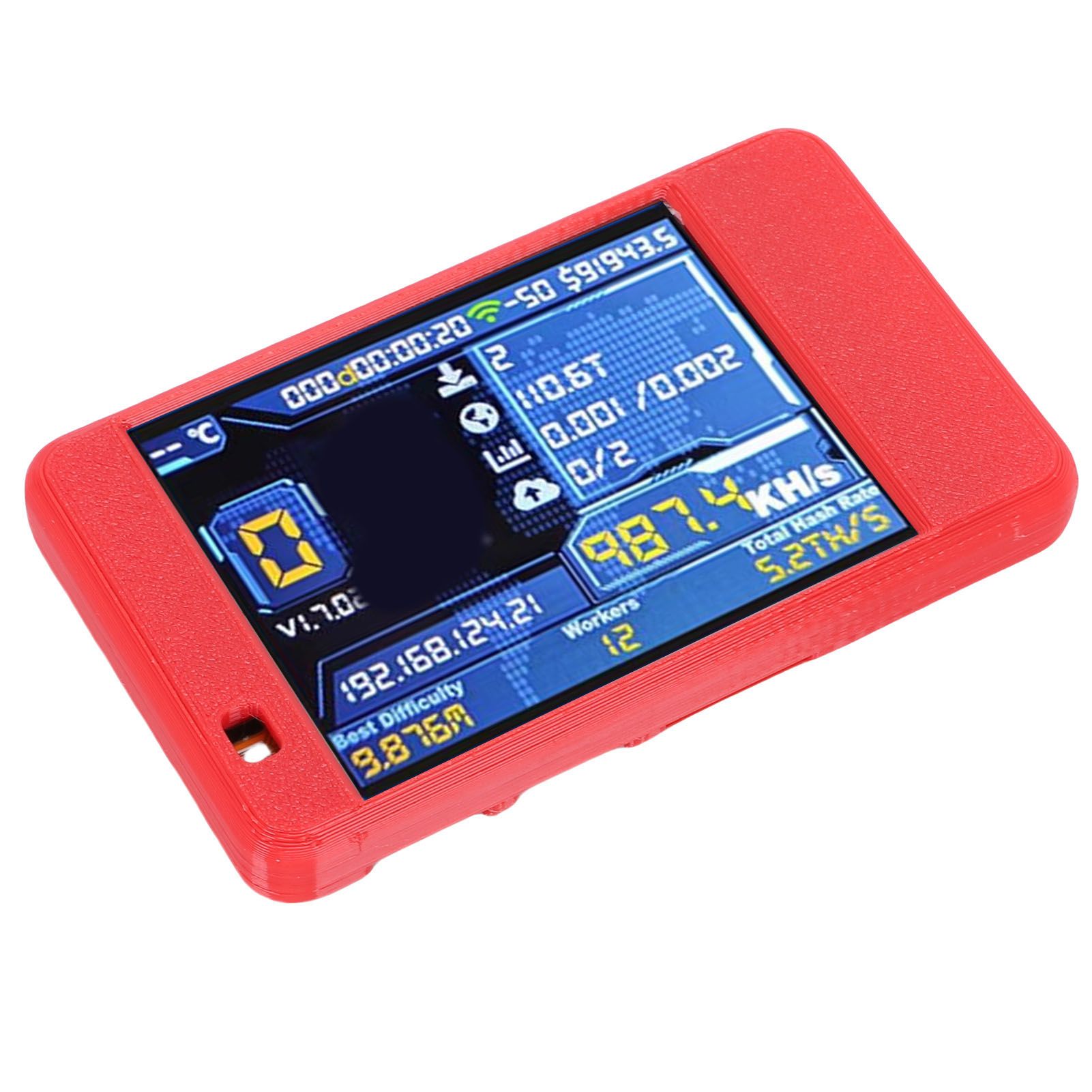 Bitcoin Miner USB Plug and Play Bluetooth WIFI 1060KH/s 2.8 Inch Display Solo view 12