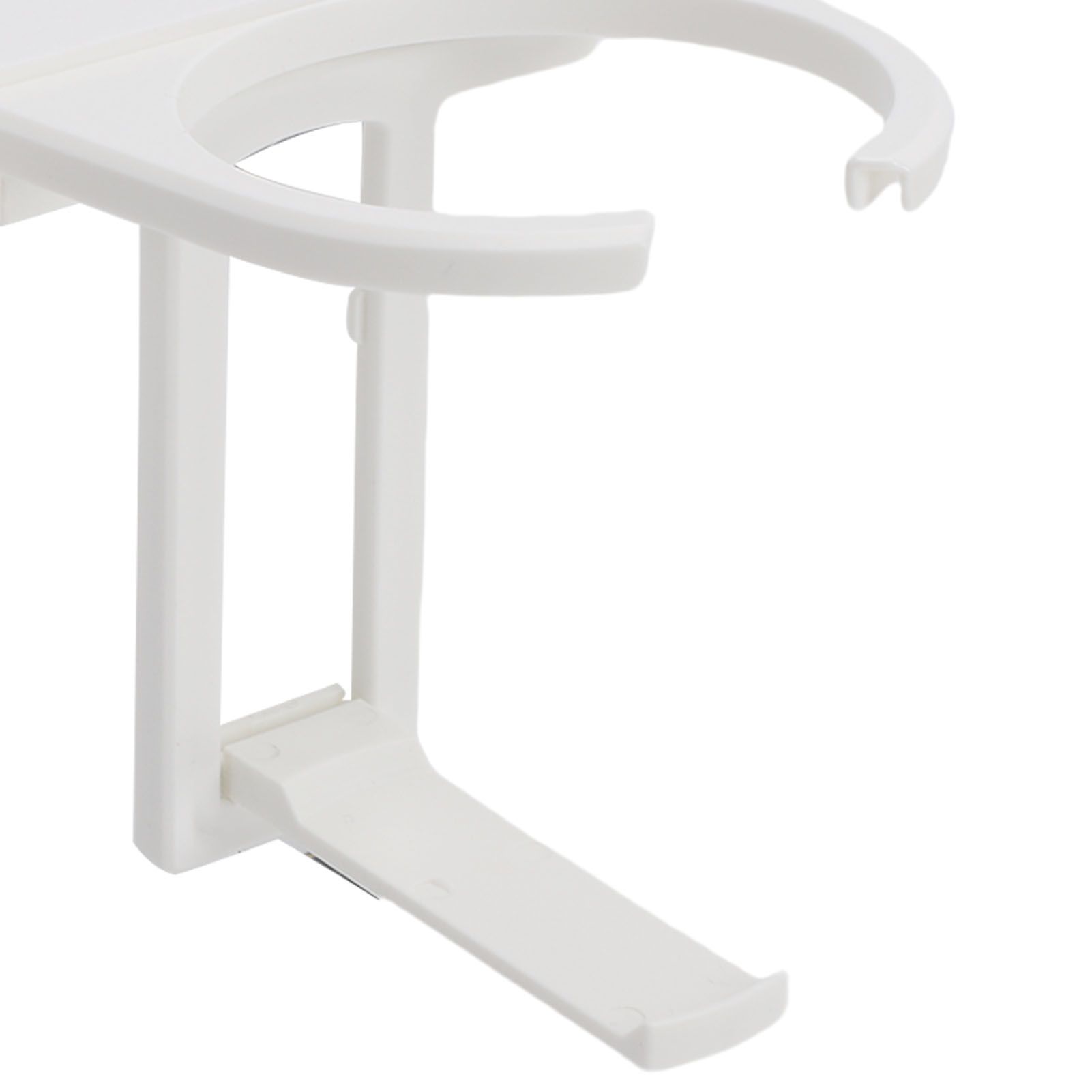 Foldable Under Desk Cup Holder Drink Holder Headphone Hanger Claw Style view 5