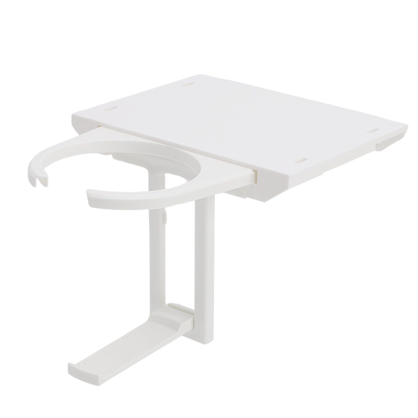 Foldable Under Desk Cup Holder Drink Holder Headphone Hanger Claw Style view 10