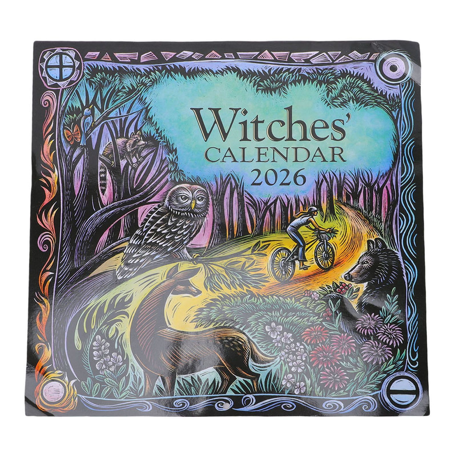 2026 Witches Calendar Coated Paper Astrological Witches Planner Calendar with view 2