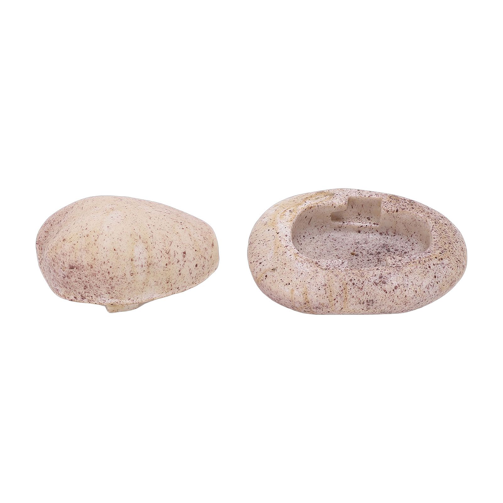 Spare Key Hider Weather Proof Resin Safe Realistic Rock Key Holder for Outdoor view 4