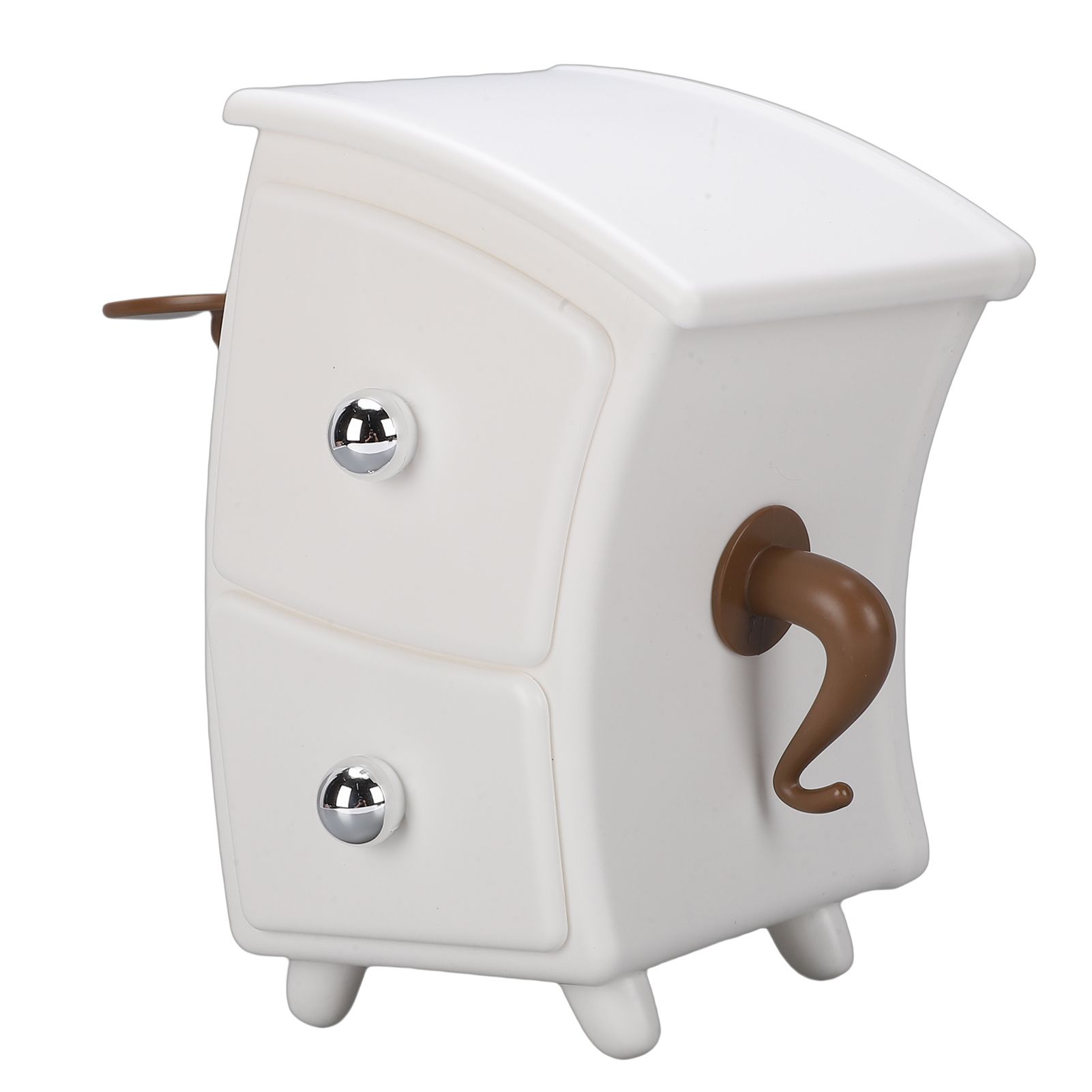 Desktop Items Storage Box Plastic Creative Bent Over Desktop Storage Cabinet view 9