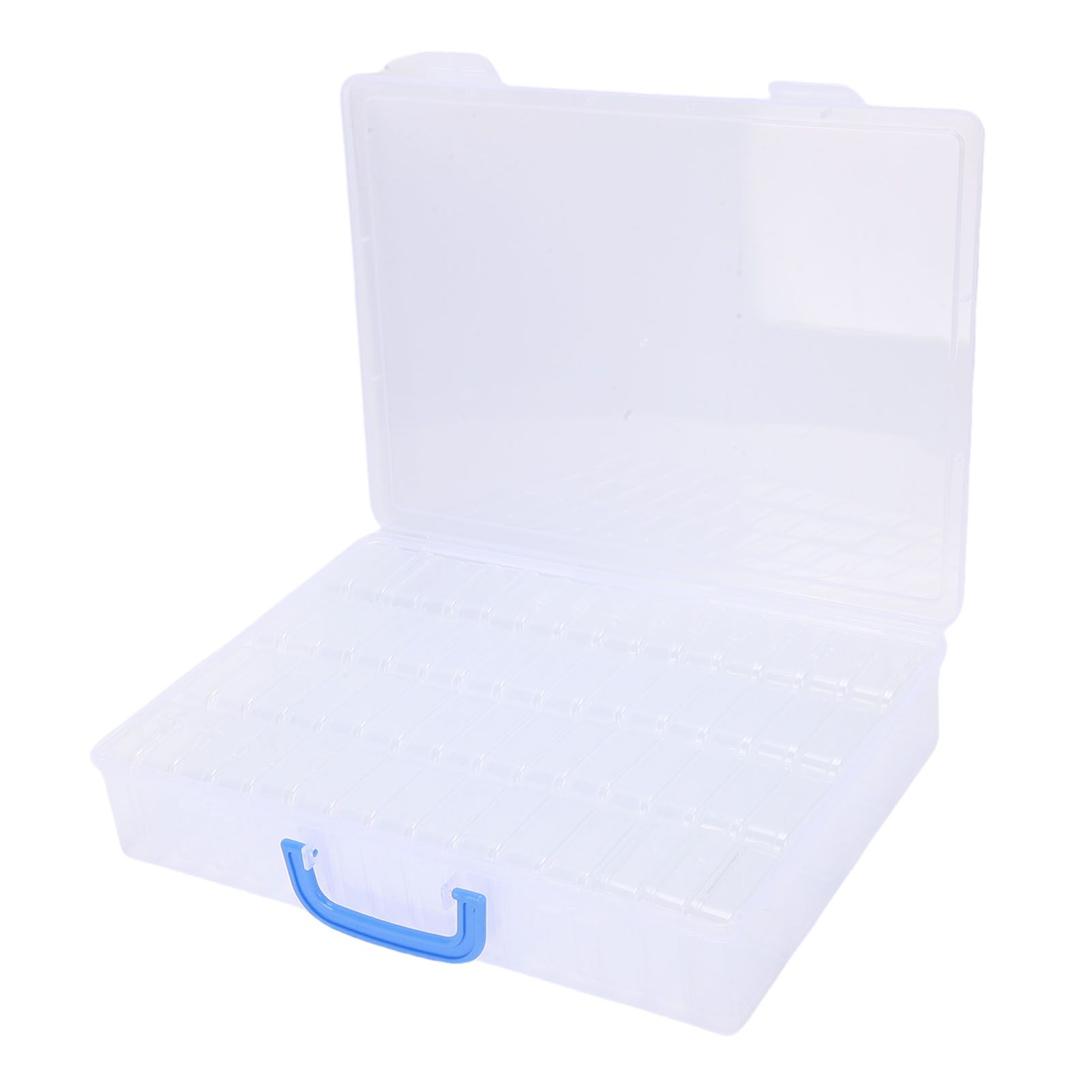 Bead Organizer Box 60 Pcs Small Clear Plastic Bead Storage Cases and Large view 3