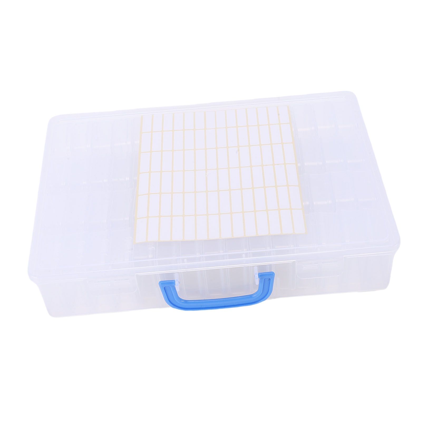 Bead Organizer Box 60 Pcs Small Clear Plastic Bead Storage Cases and Large view 5