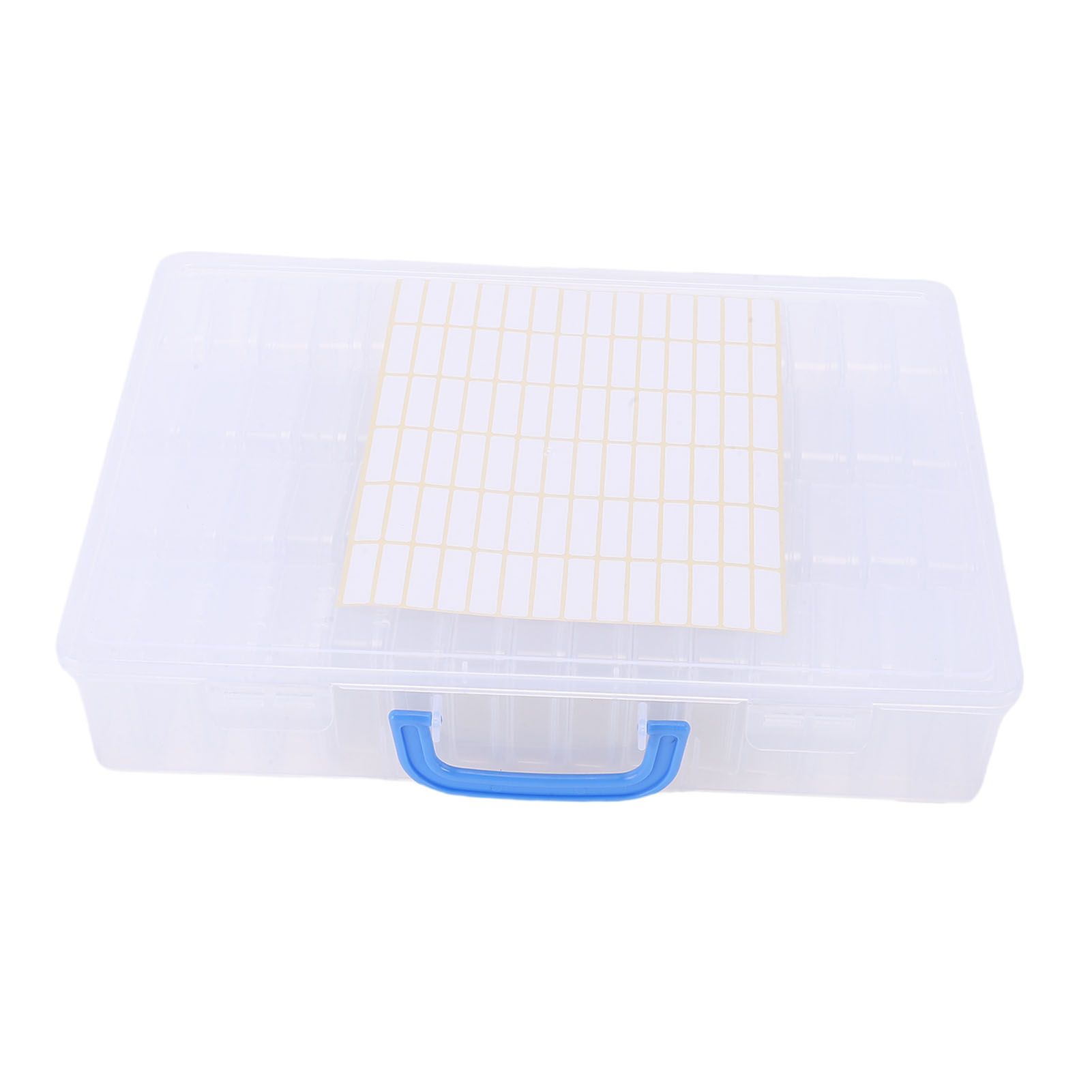 Bead Organizer Box 60 Pcs Small Clear Plastic Bead Storage Cases and Large view 9