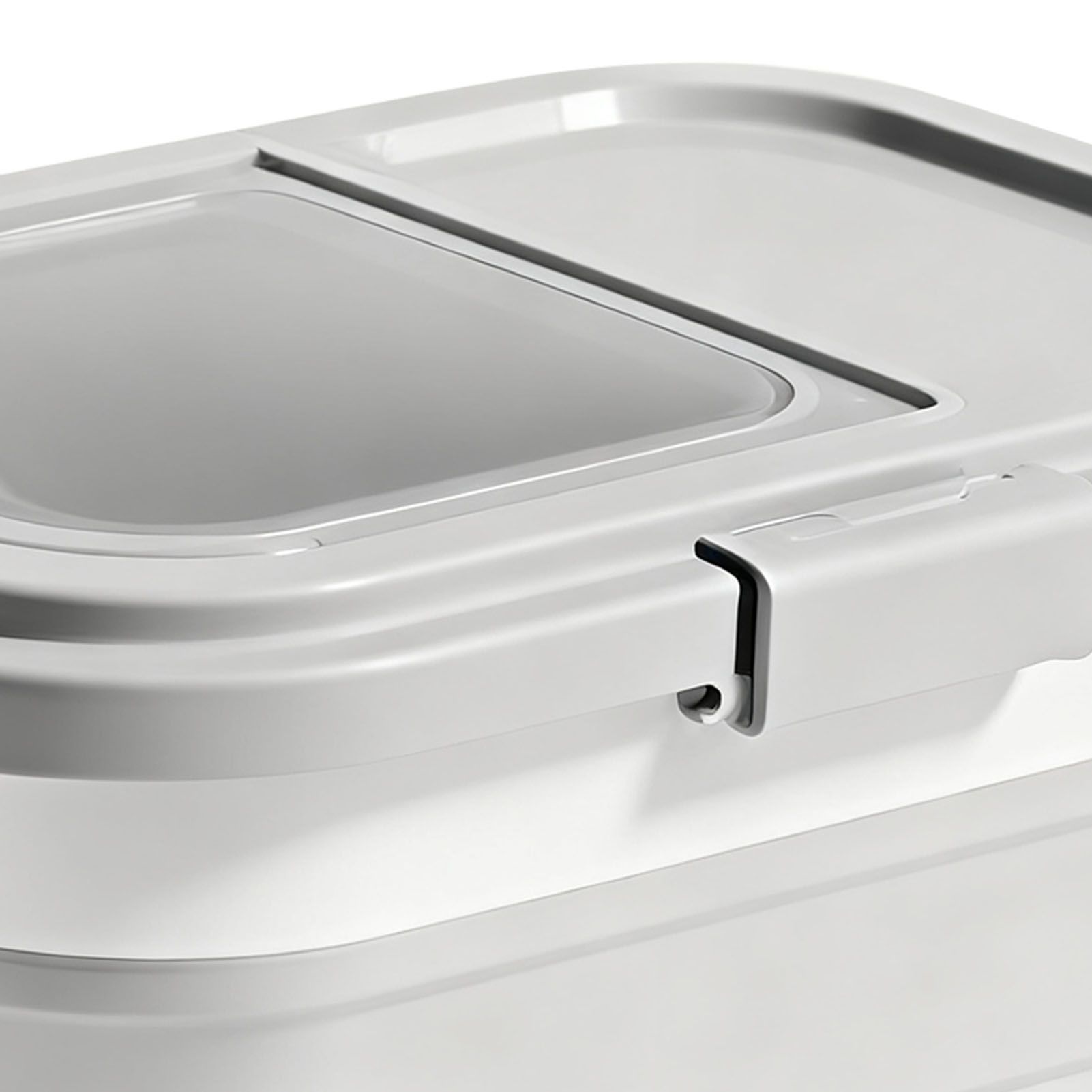 Foldable Rice Container 22Lbs Silicone Airtight Grain Storage Bin Rice Bucket view 7