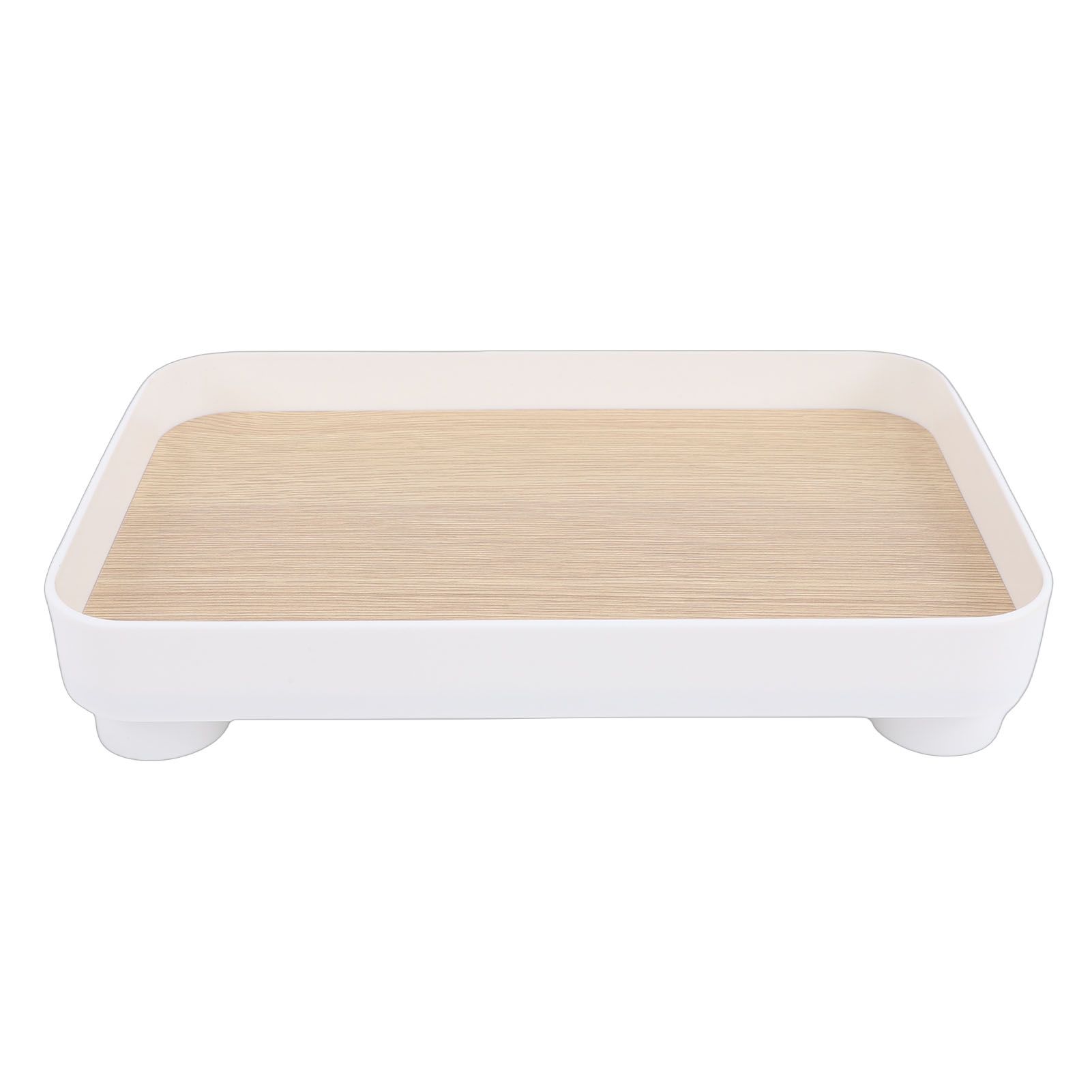 Vanity Tray Modern Minimalist Multifunctional Plastic MDF Decorative Tray for view 3