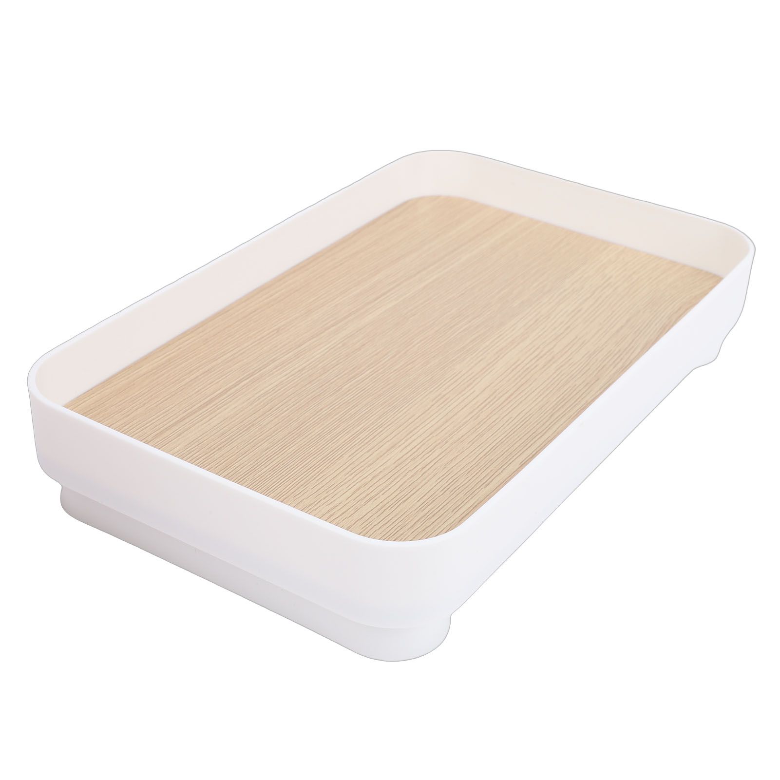 Vanity Tray Modern Minimalist Multifunctional Plastic MDF Decorative Tray for view 4