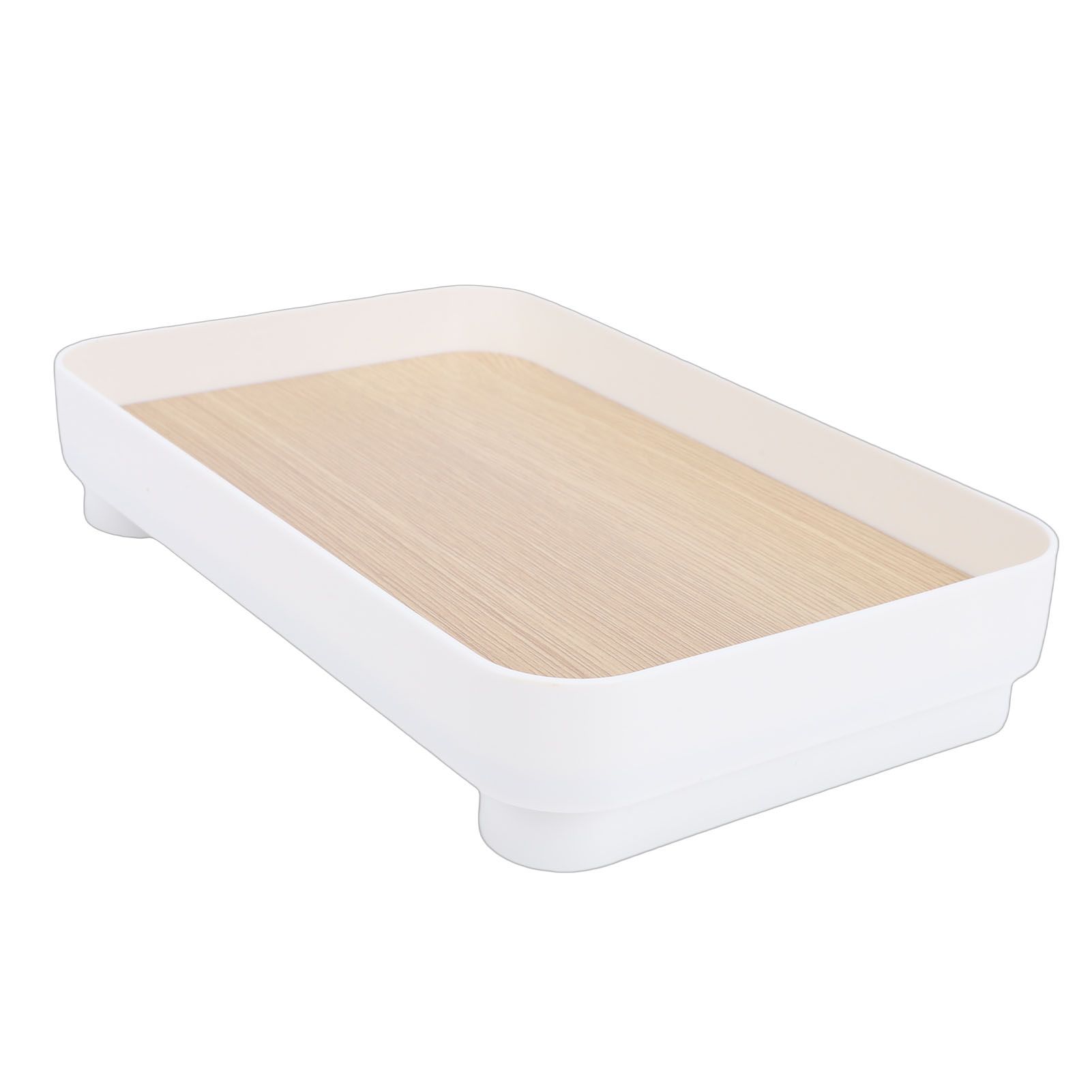 Vanity Tray Modern Minimalist Multifunctional Plastic MDF Decorative Tray for view 8