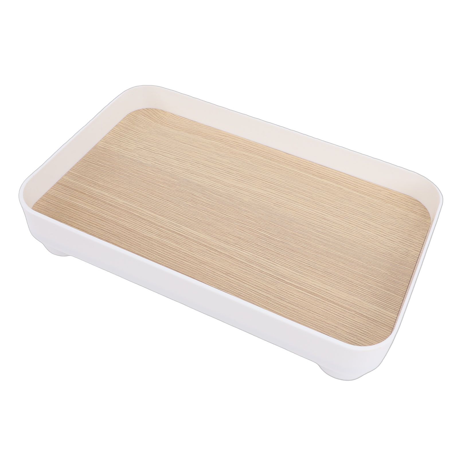 Vanity Tray Modern Minimalist Multifunctional Plastic MDF Decorative Tray for view 10