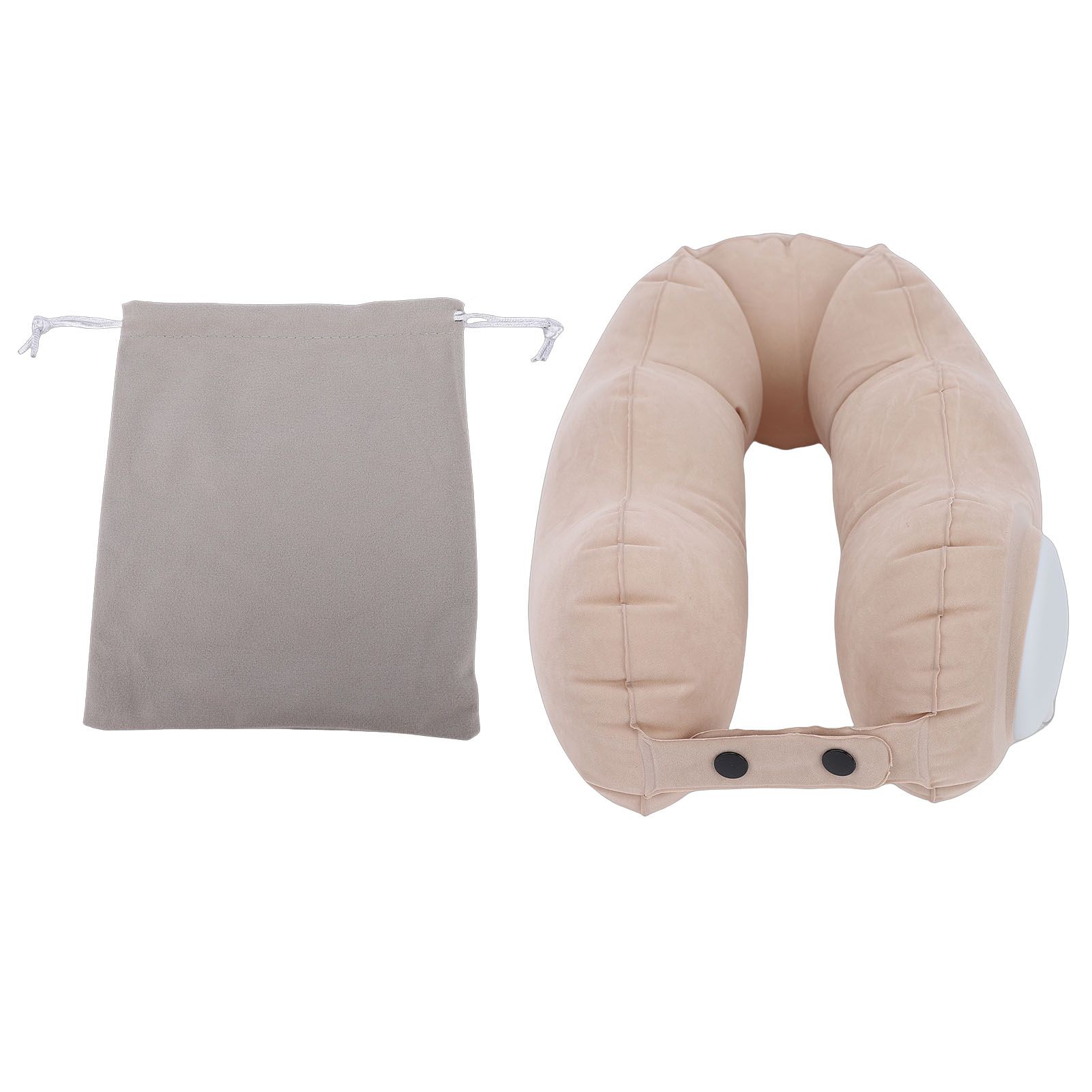 Inflatable Travel Neck Pillow Blow Up Neck Support Pillow for Airplanes Cars view 3