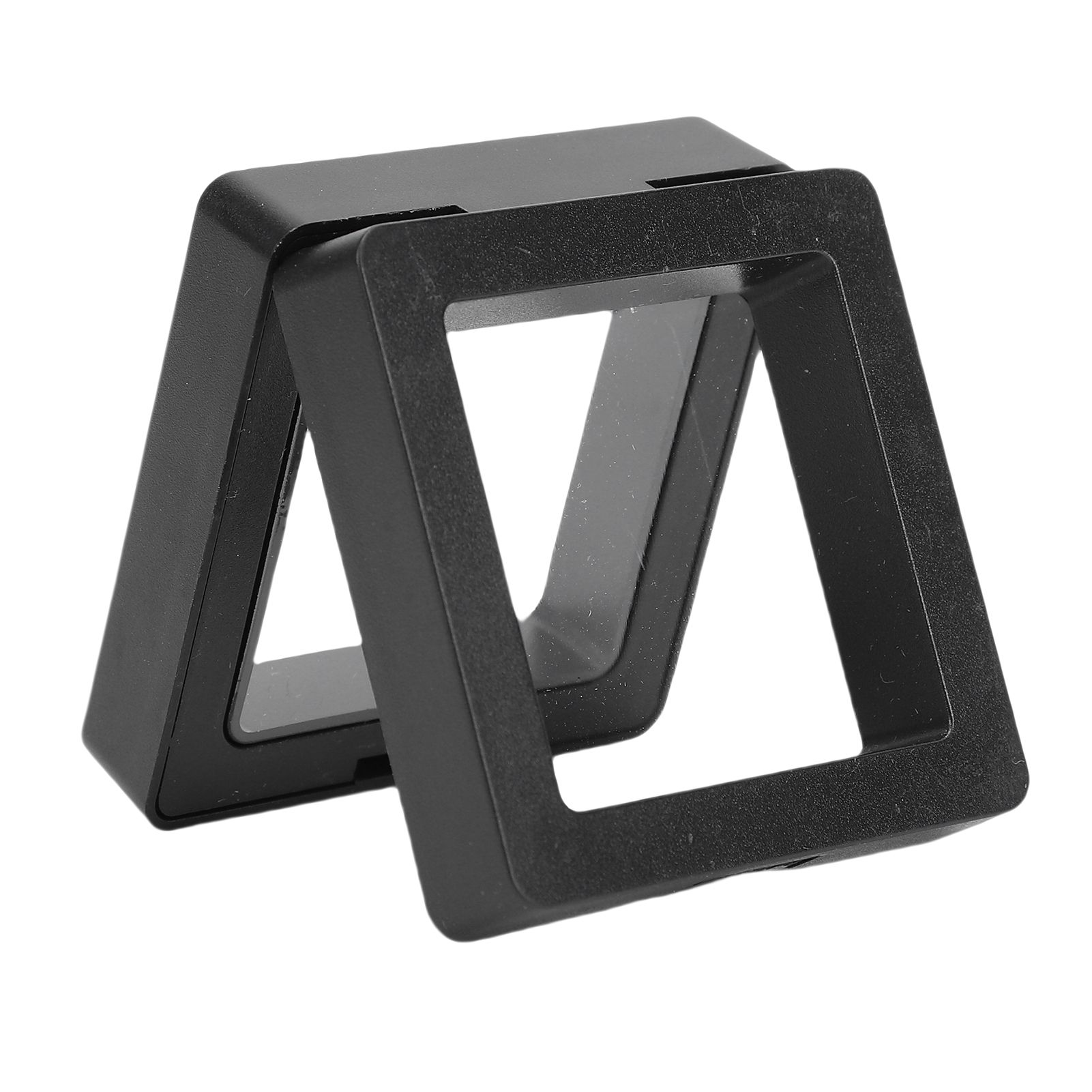 3D Floating Display Box Clear Film Jewelry Storage Stand Specimen Medal Holder