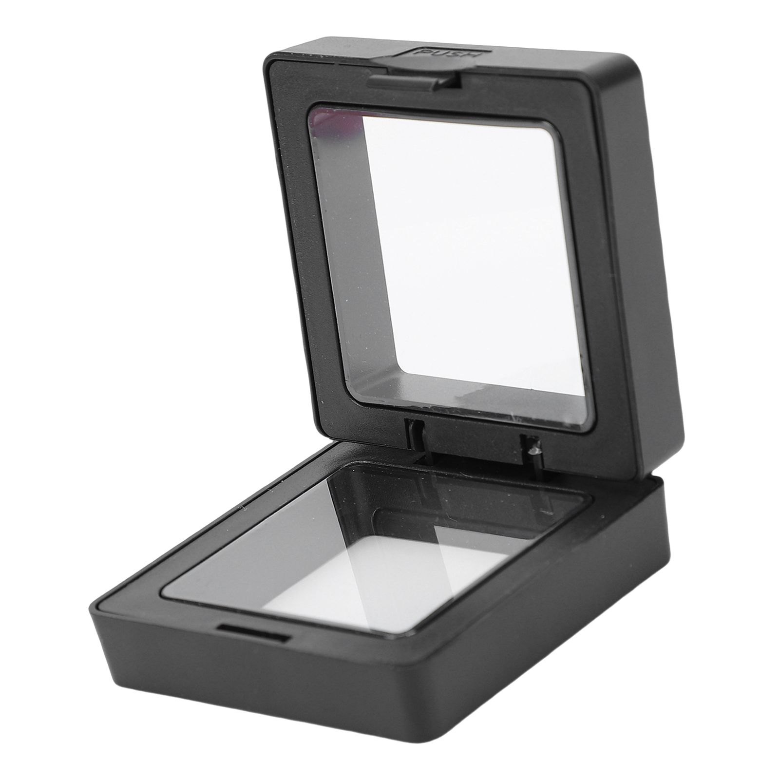 3D Floating Display Box Clear Film Jewelry Storage Stand Specimen Medal Holder view 2