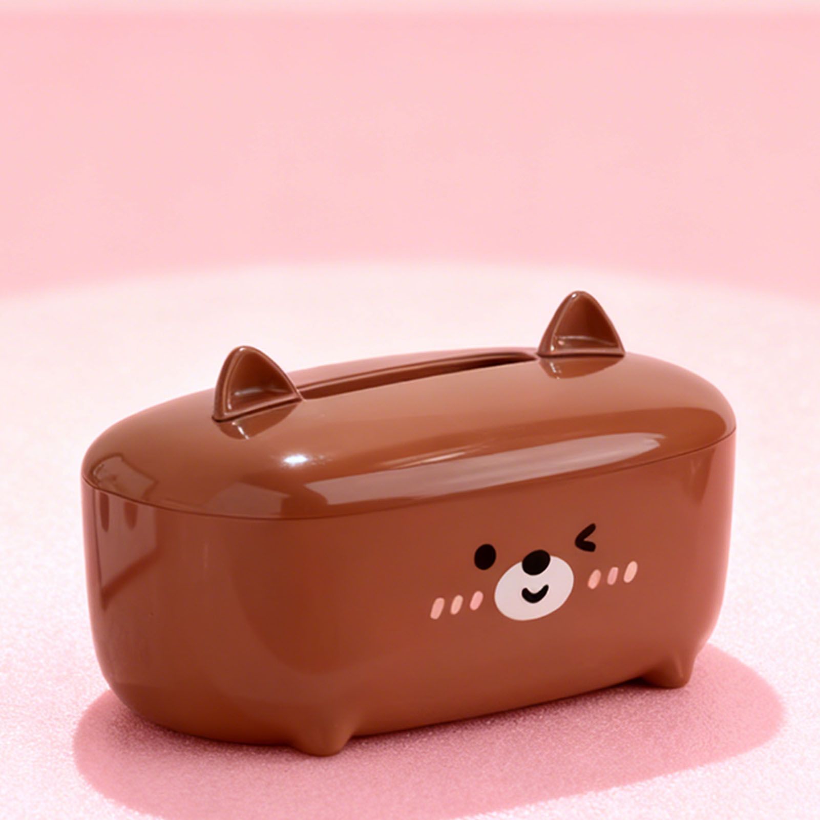 Cute Tissue Box Cover PS Cartoon Bear Desktop Napkin Dispenser Tissue Holder view 6