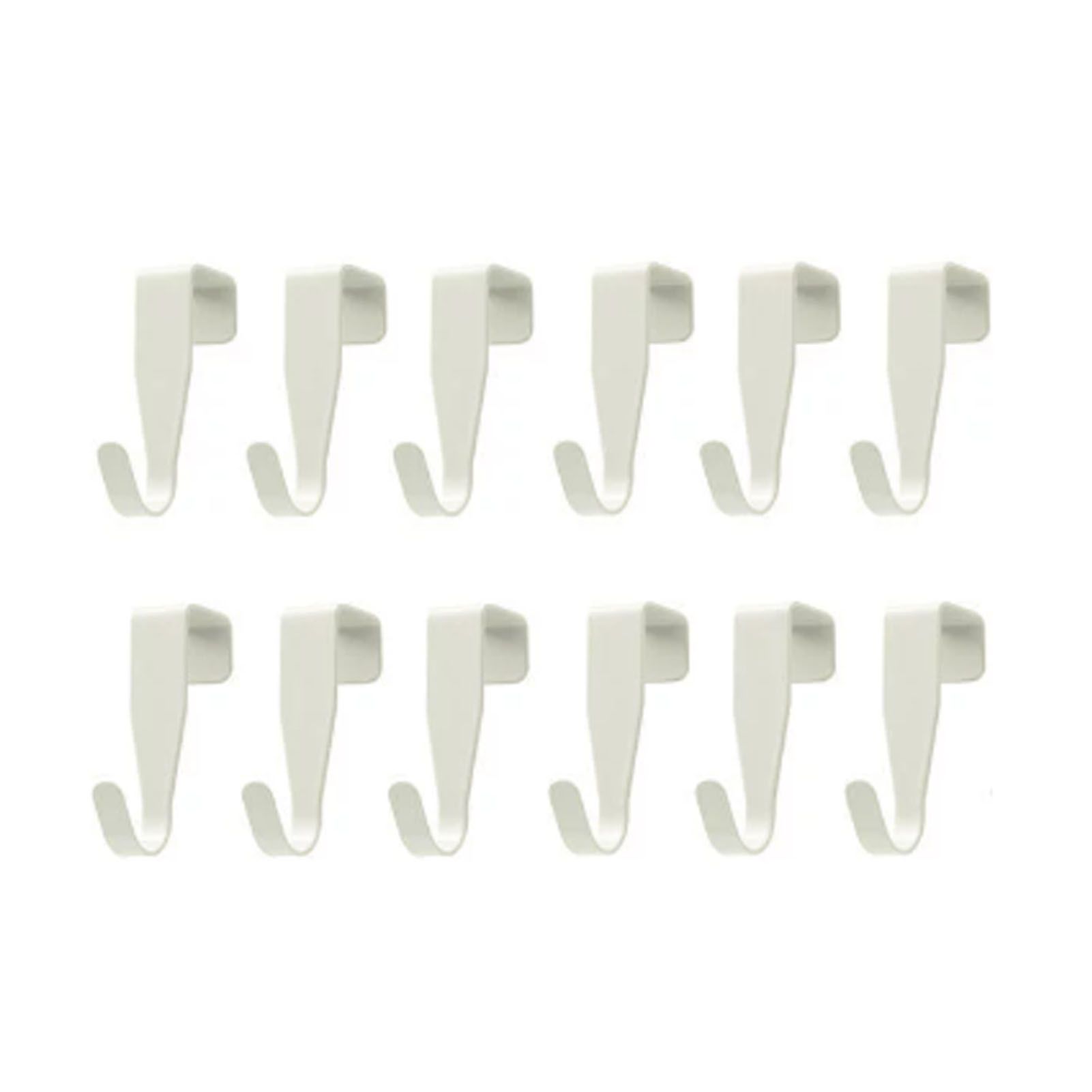 12 Pcs Over The Door Hooks Heavy Duty Carbon Steel Door Hanger Towel Hooks for view 3