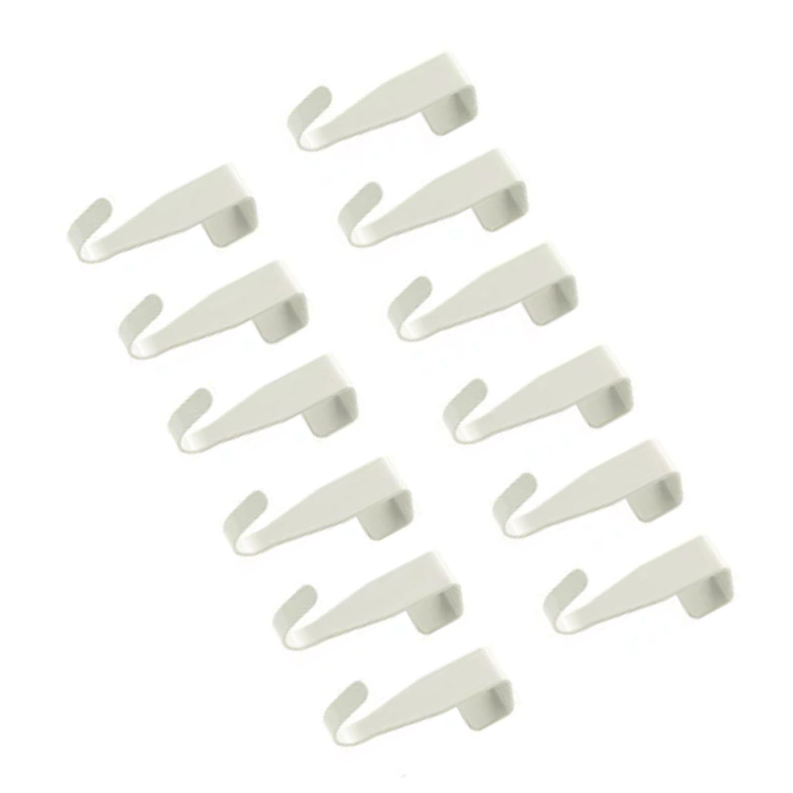 12 Pcs Over The Door Hooks Heavy Duty Carbon Steel Door Hanger Towel Hooks for view 10