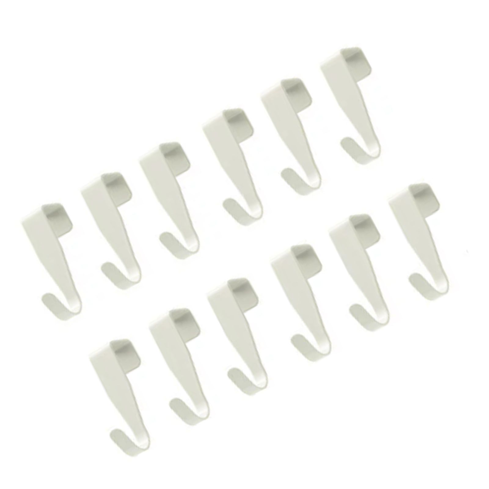 12 Pcs Over The Door Hooks Heavy Duty Carbon Steel Door Hanger Towel Hooks for view 12
