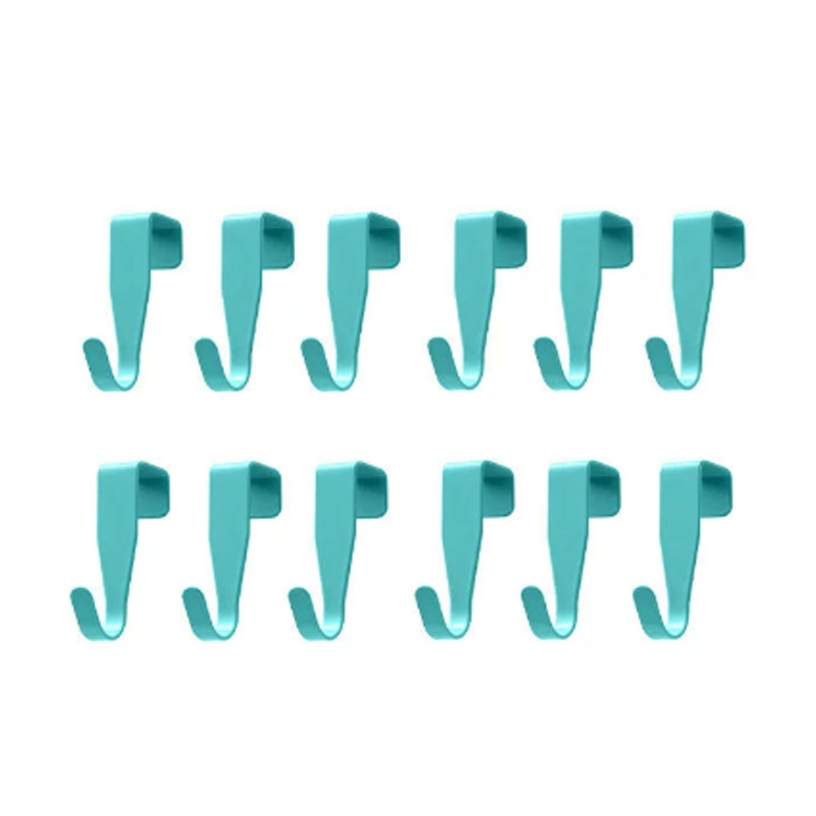 12 Pcs Over The Door Hooks Heavy Duty Carbon Steel Door Hanger Towel Hooks for view 3