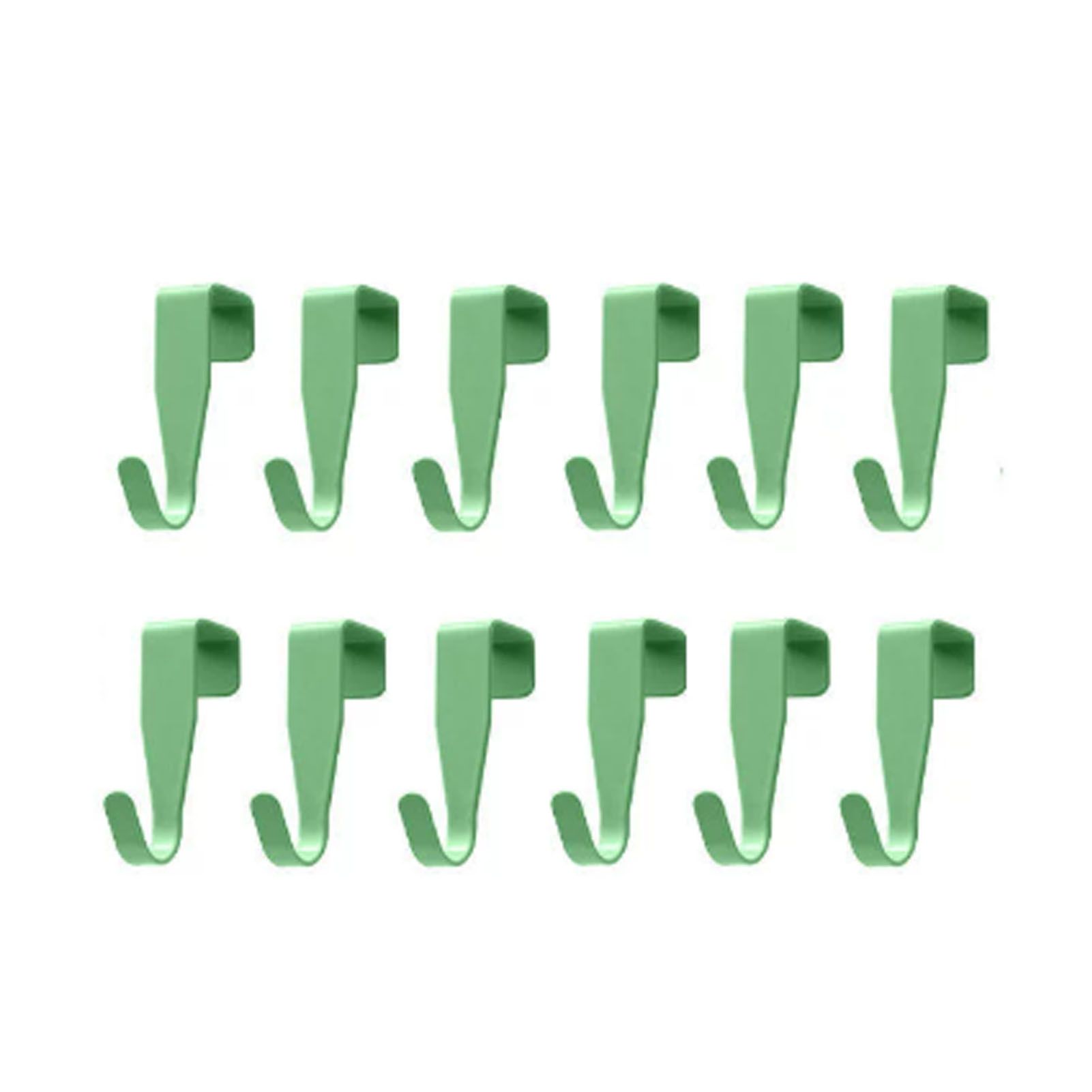 12 Pcs Over The Door Hooks Heavy Duty Carbon Steel Door Hanger Towel Hooks for view 3