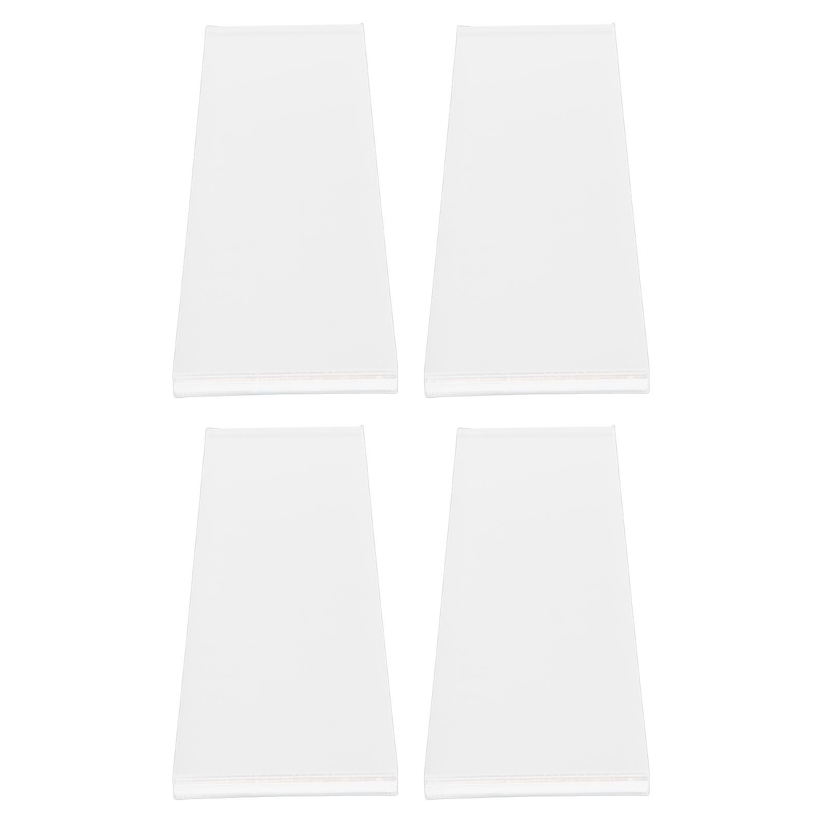 4pcs Cabinet Replacement Shelves Space Saving Transparent Acrylic Floating view 12