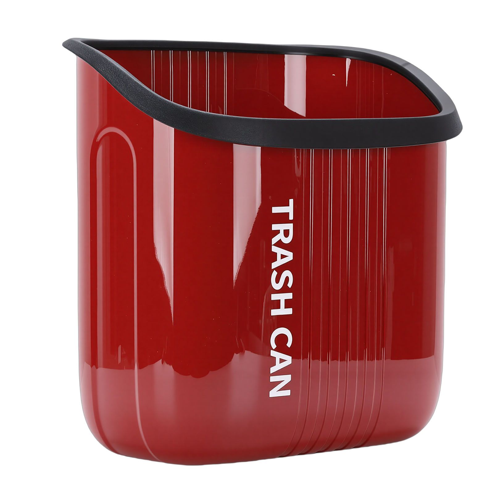 Hanging Trash Can Wide Opening Space Saving Under Counter Small Waste Bin with view 6