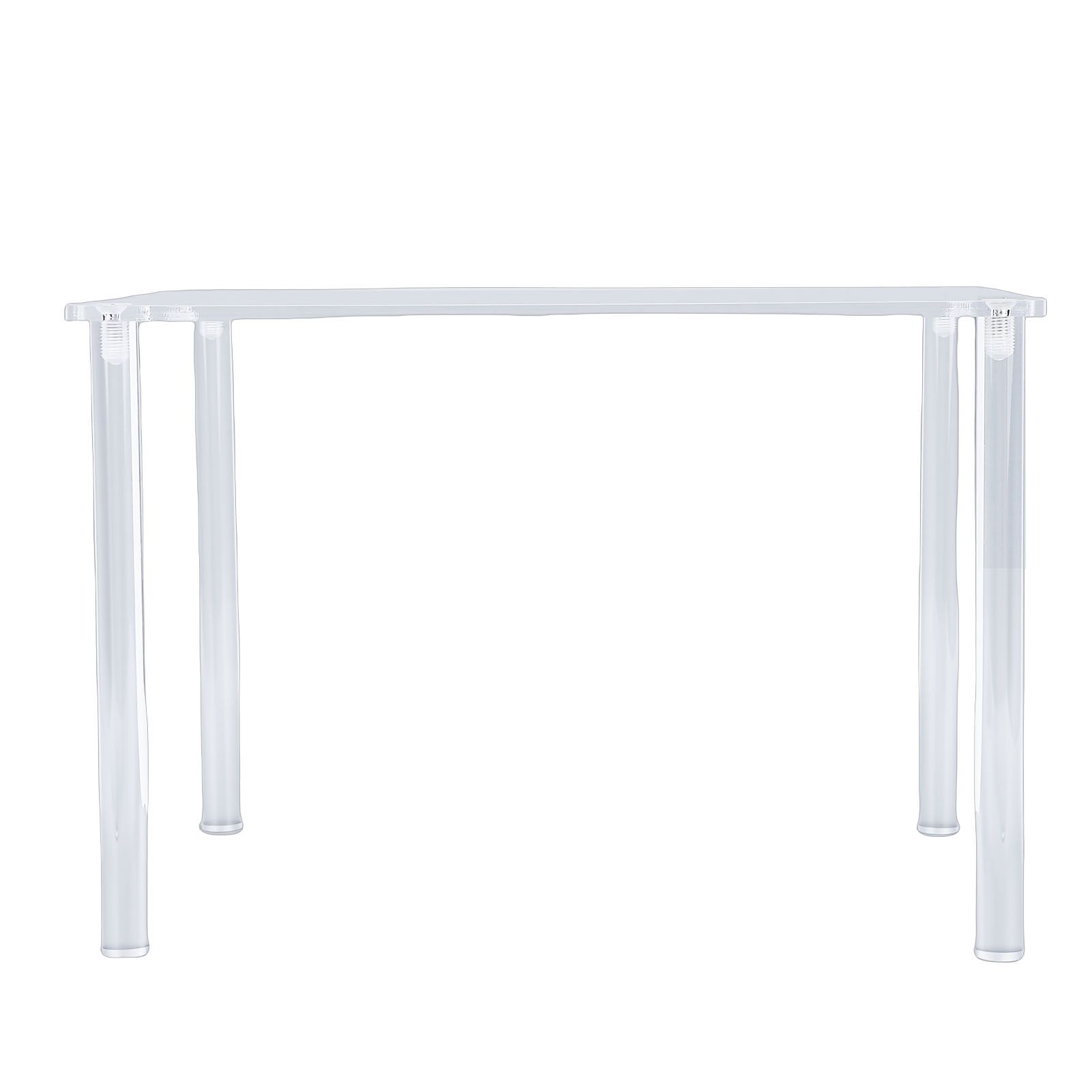 Acrylic Plant Stand Multipurpose Rectangular 4 Leg Display Riser Clear Shelf view 4