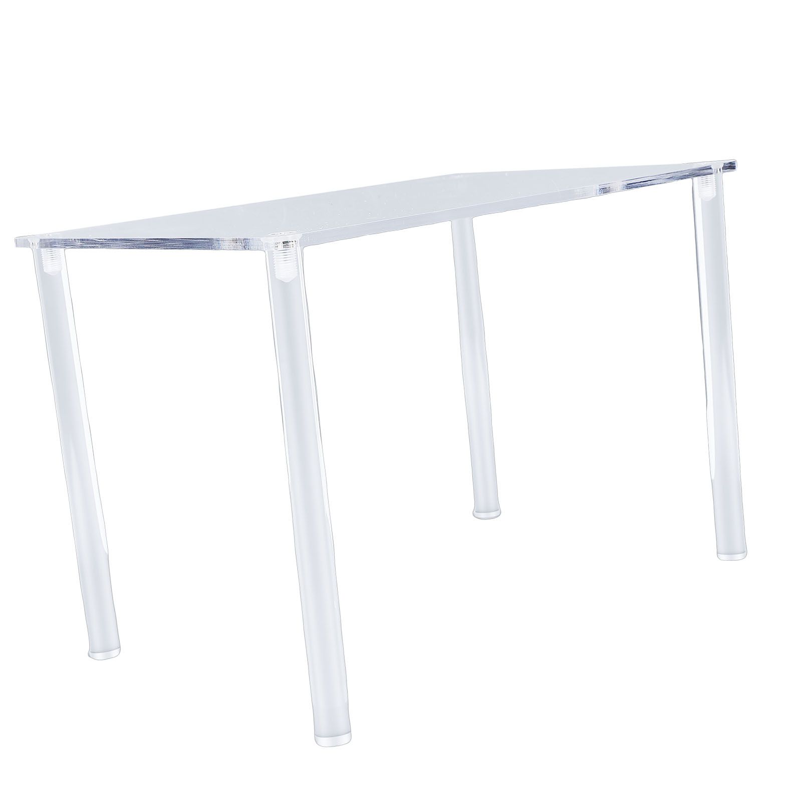 Acrylic Plant Stand Multipurpose Rectangular 4 Leg Display Riser Clear Shelf view 6