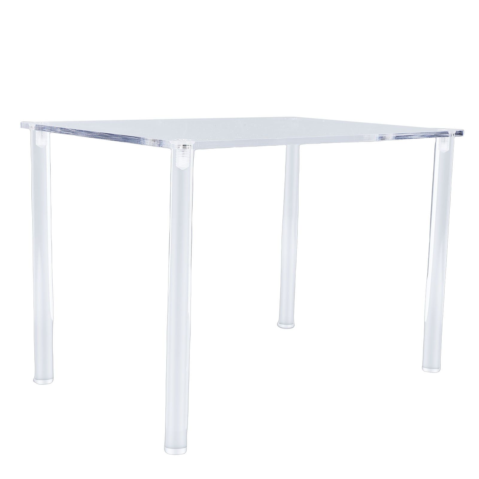 Acrylic Plant Stand Multipurpose Rectangular 4 Leg Display Riser Clear Shelf view 8