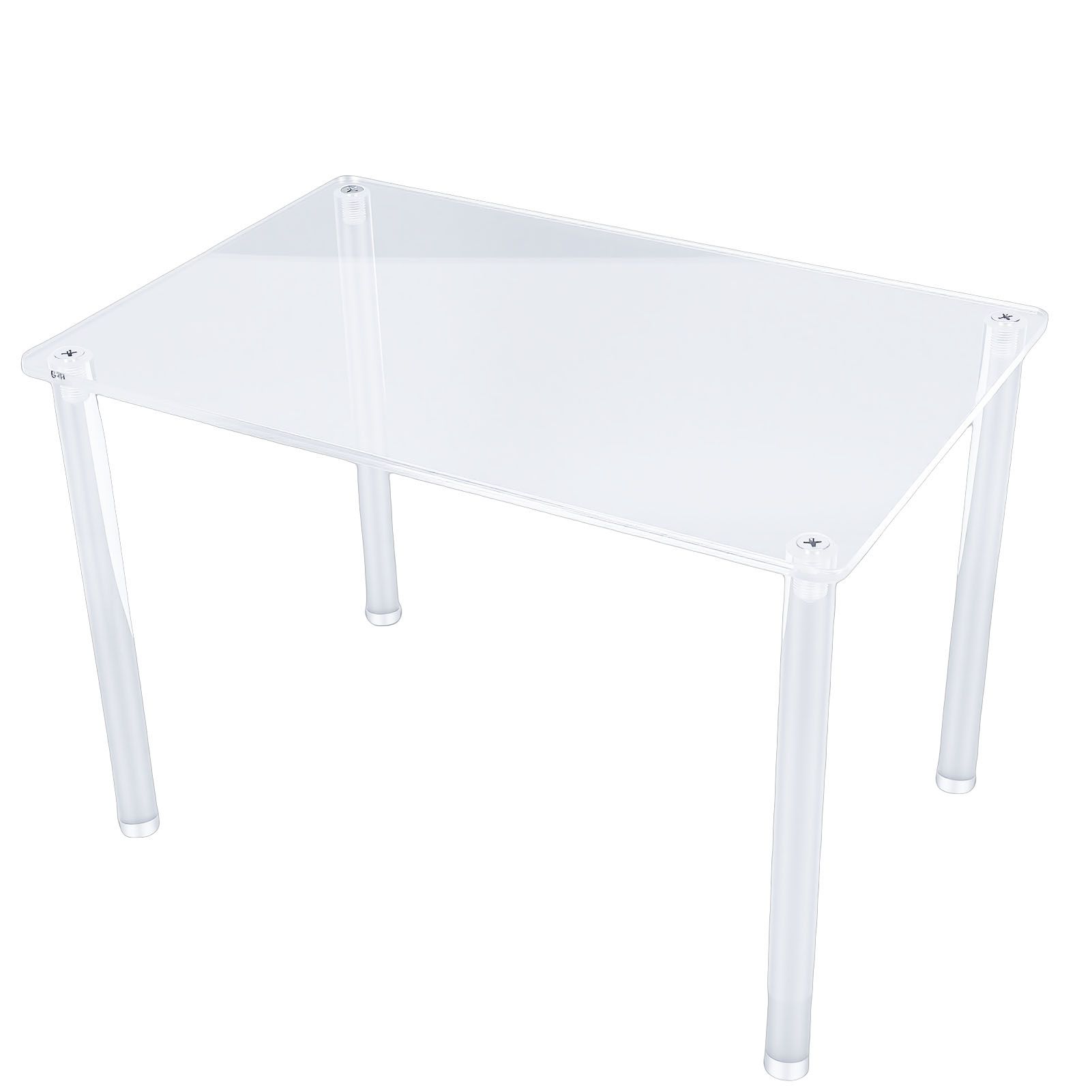 Acrylic Plant Stand Multipurpose Rectangular 4 Leg Display Riser Clear Shelf view 9