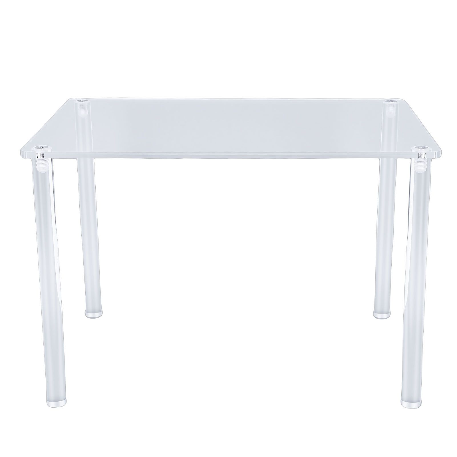 Acrylic Plant Stand Multipurpose Rectangular 4 Leg Display Riser Clear Shelf view 11