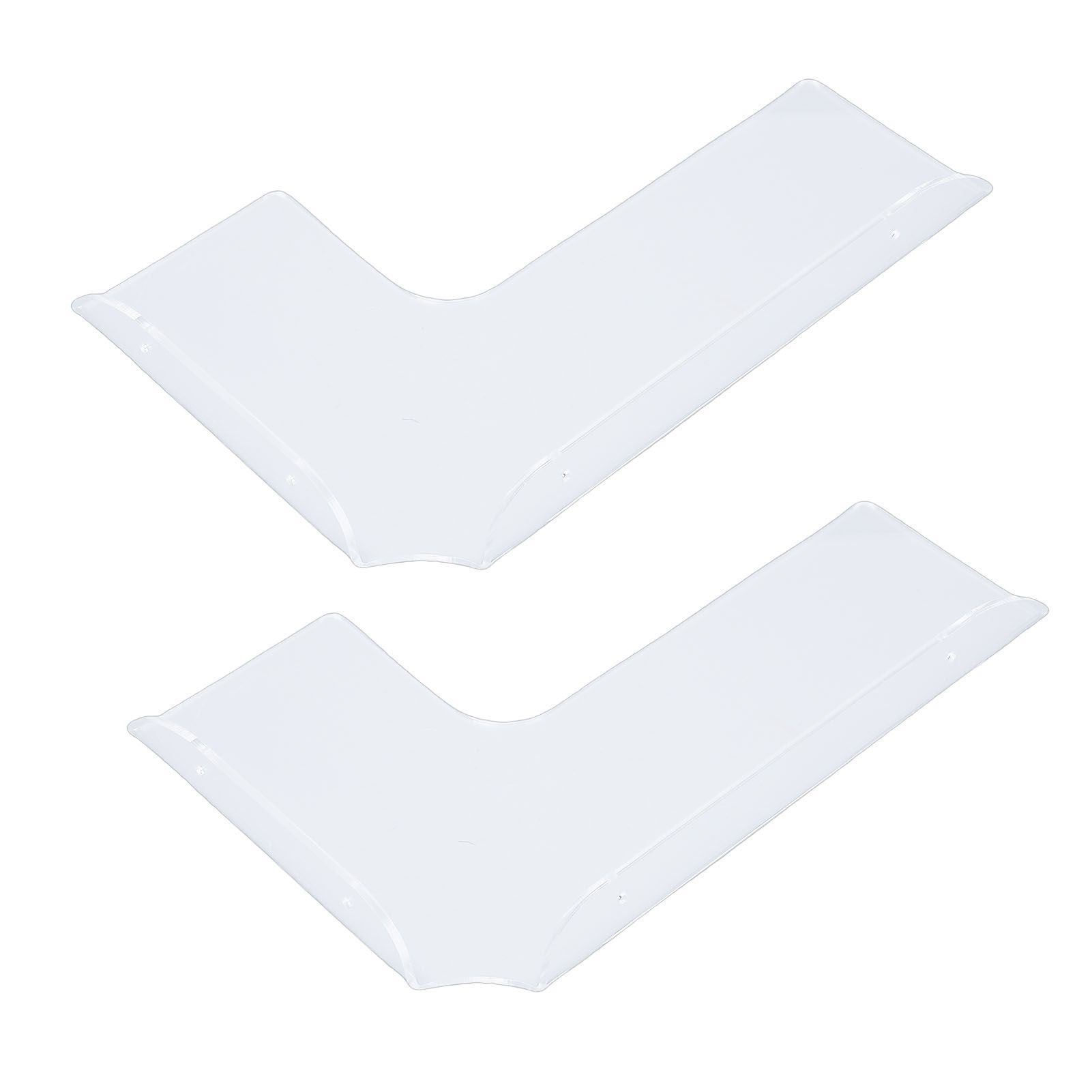 2PCS Corner Shelf Acrylic Wall Mounted Transparent Floating Display Shelf view 10