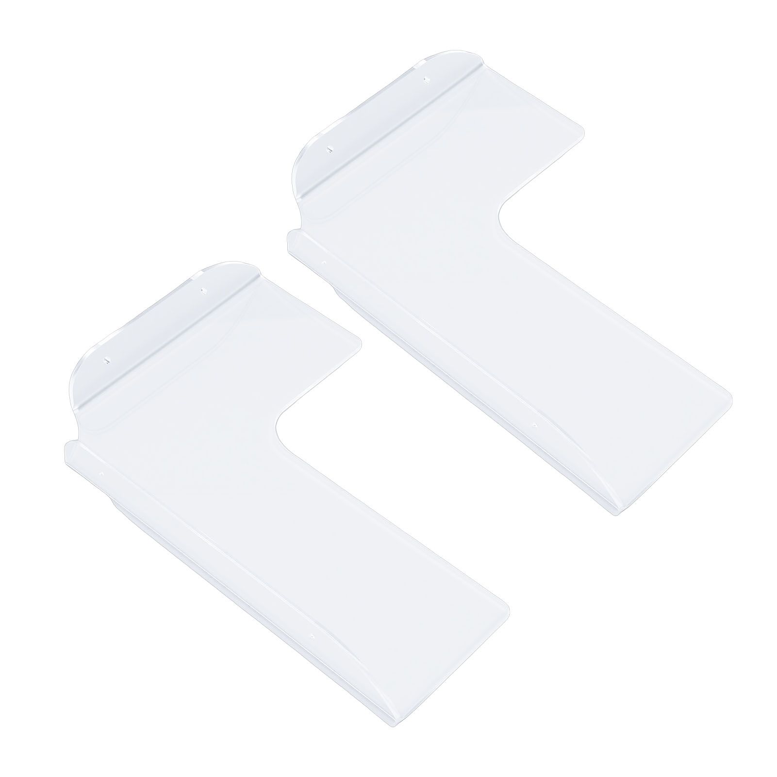 2PCS Corner Shelf Acrylic Wall Mounted Transparent Floating Display Shelf view 12