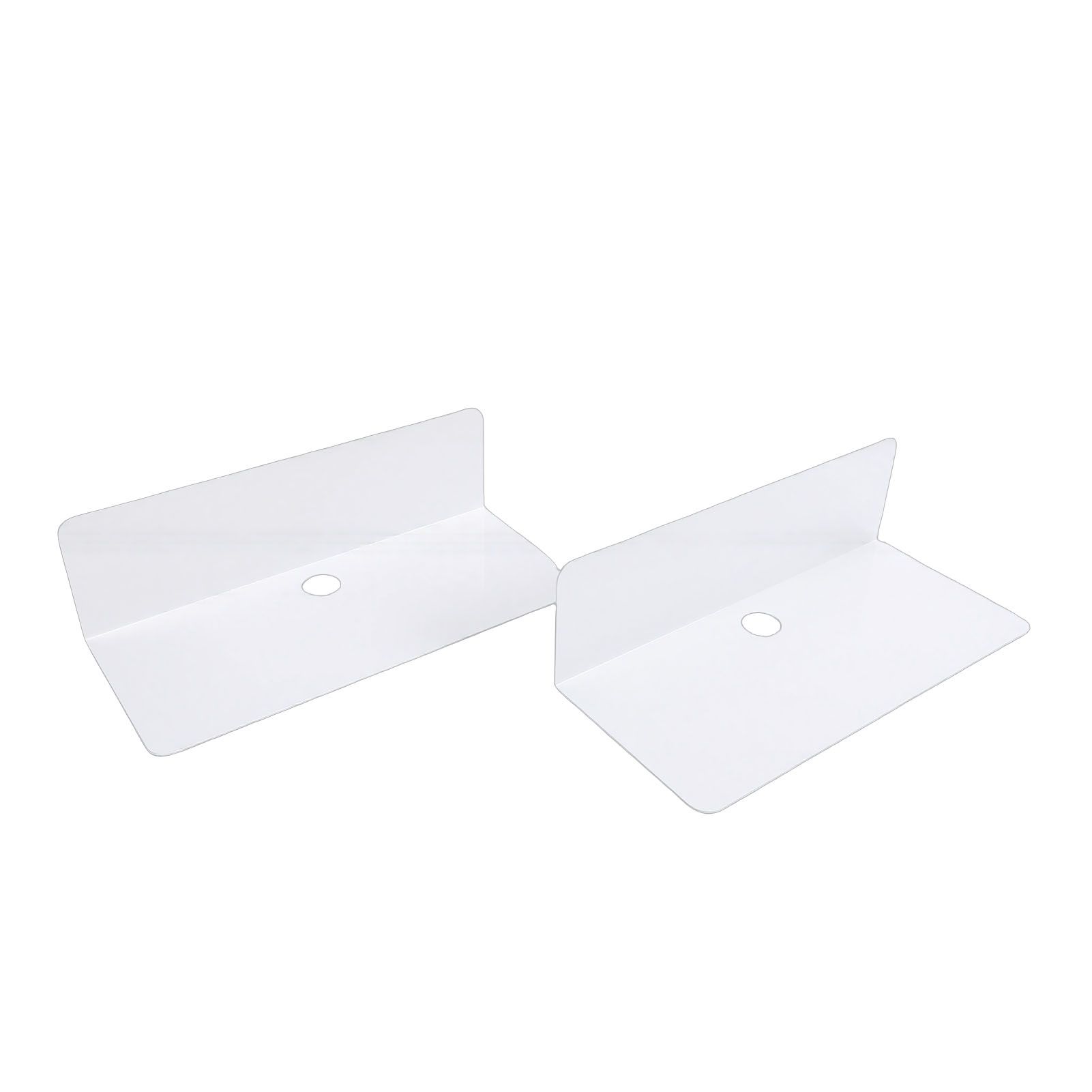 2 Pack Adhesive Floating Shelf Wall Mounted Storage Shelf Display Rack Carbon view 11