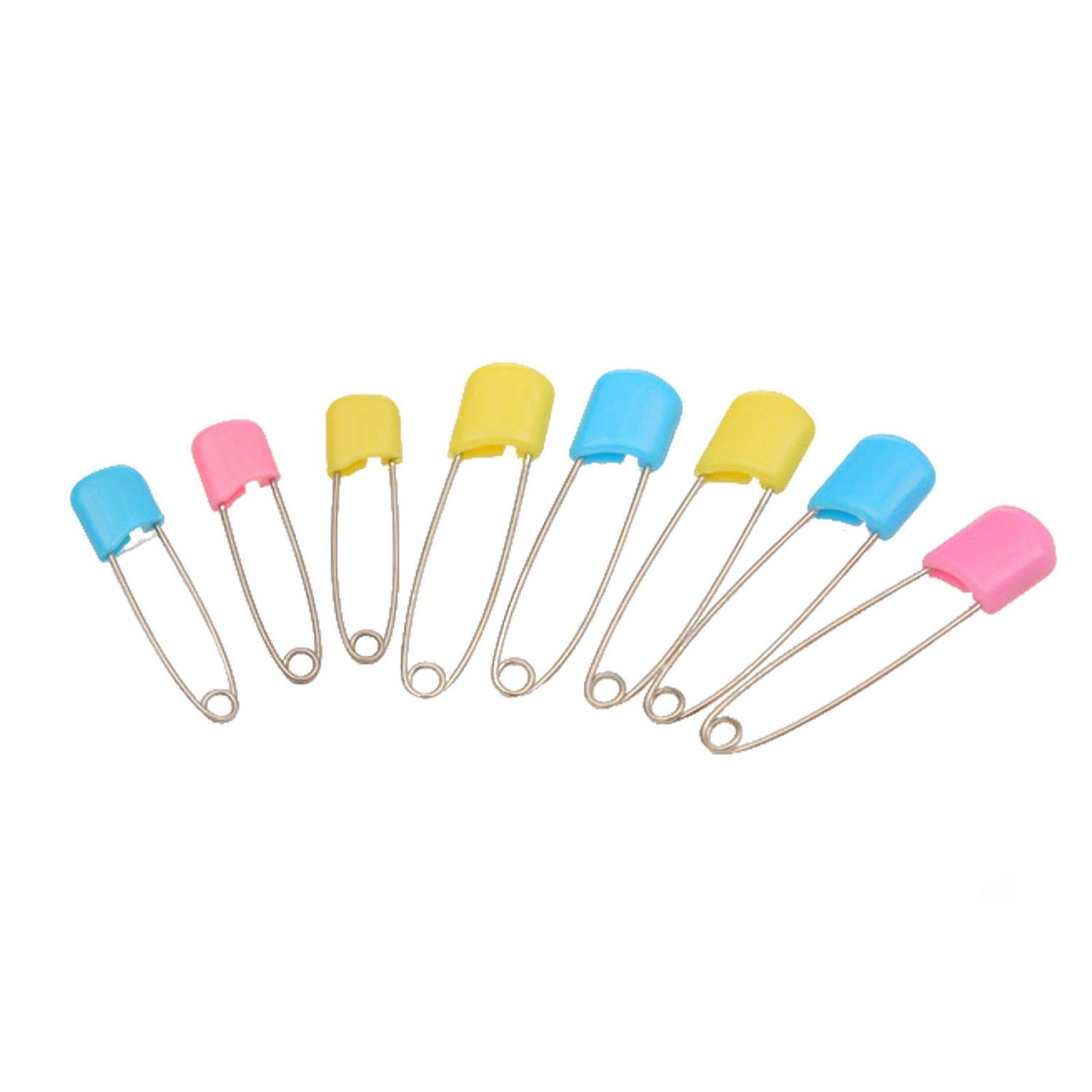 10pcs Toddler Safety Pins Diaper Pins for Cloth Diapers Stainless Steel ABS view 4