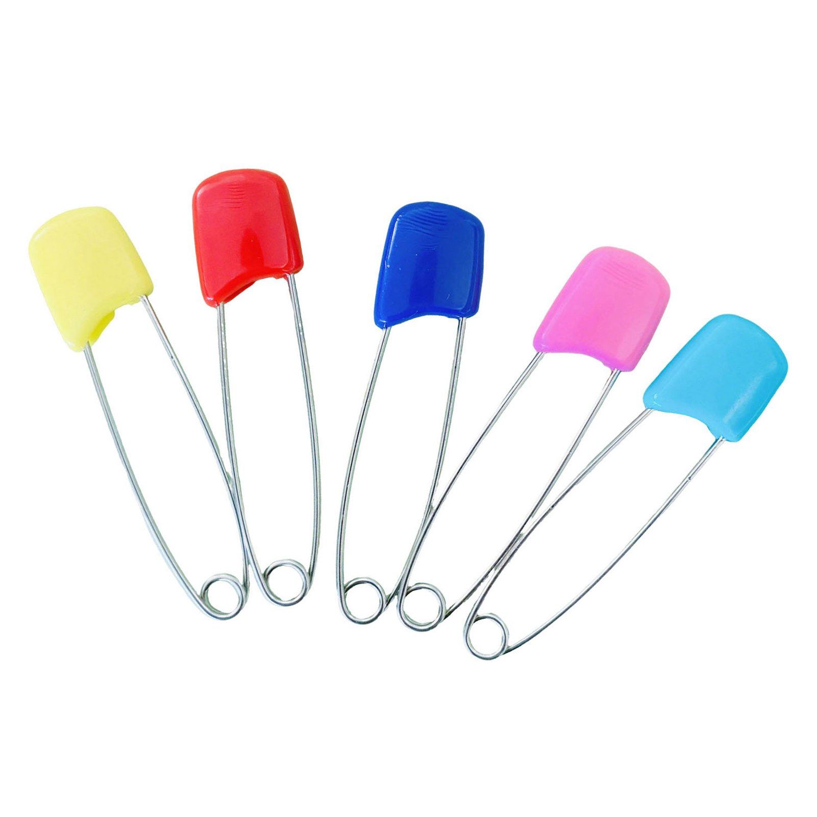 10pcs Toddler Safety Pins Diaper Pins for Cloth Diapers Stainless Steel ABS view 12