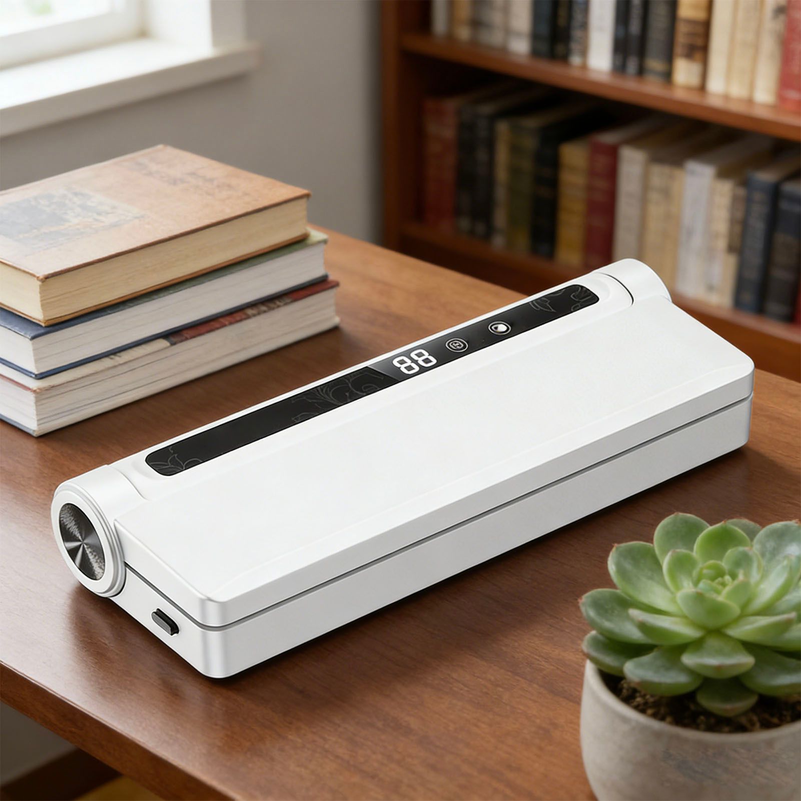 Vacuum Sealer Machine 60KPa Compact Vacuum Food Sealing Machine with 20 Bags view 6