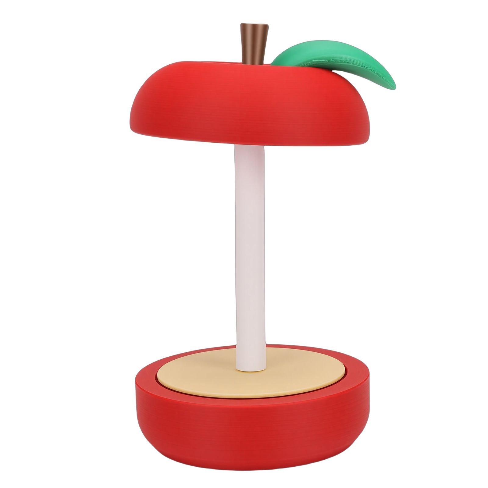 3D Printed Apple Yarn Holder Portable Detachable Rotating Yarn Spinner for DIY view 3