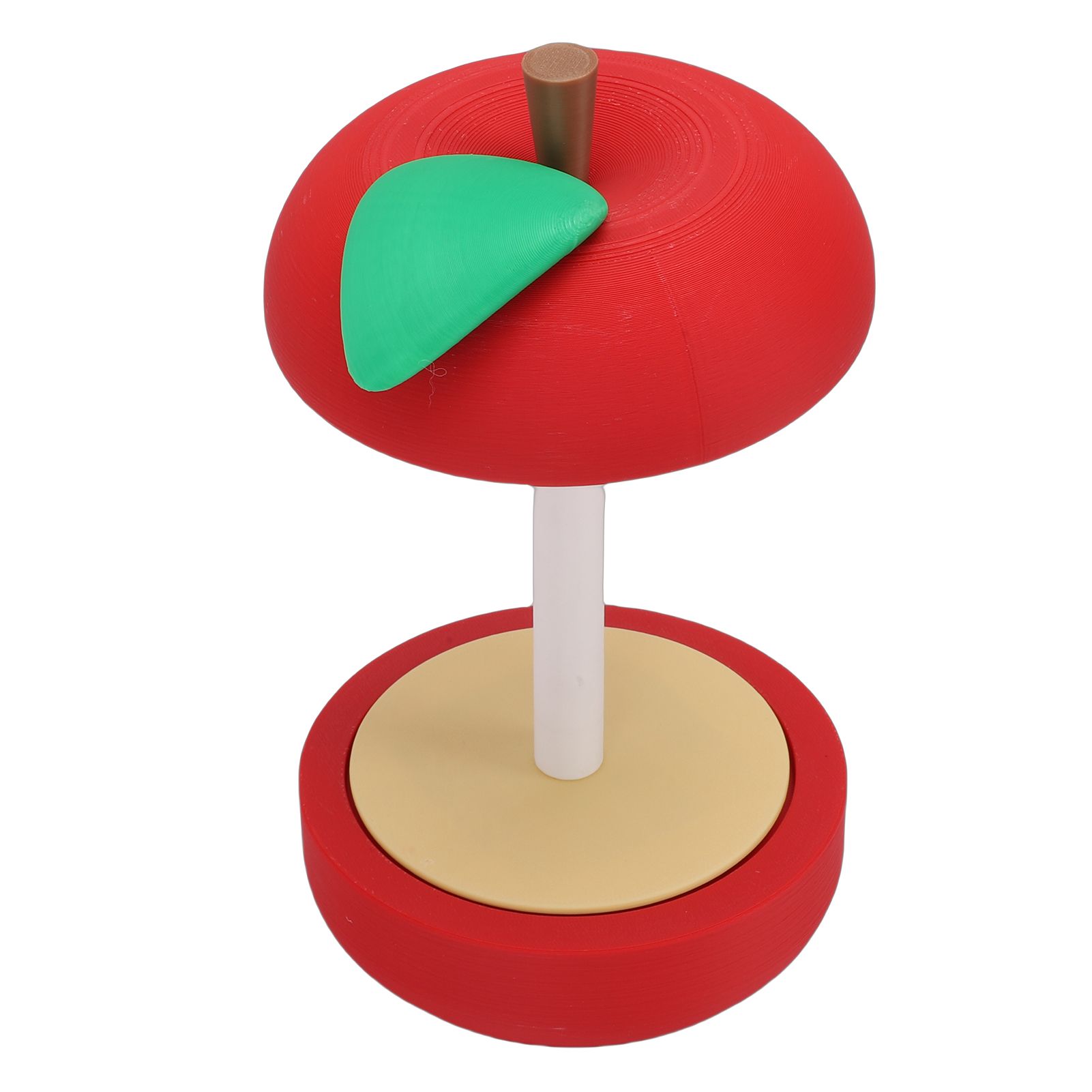 3D Printed Apple Yarn Holder Portable Detachable Rotating Yarn Spinner for DIY view 4
