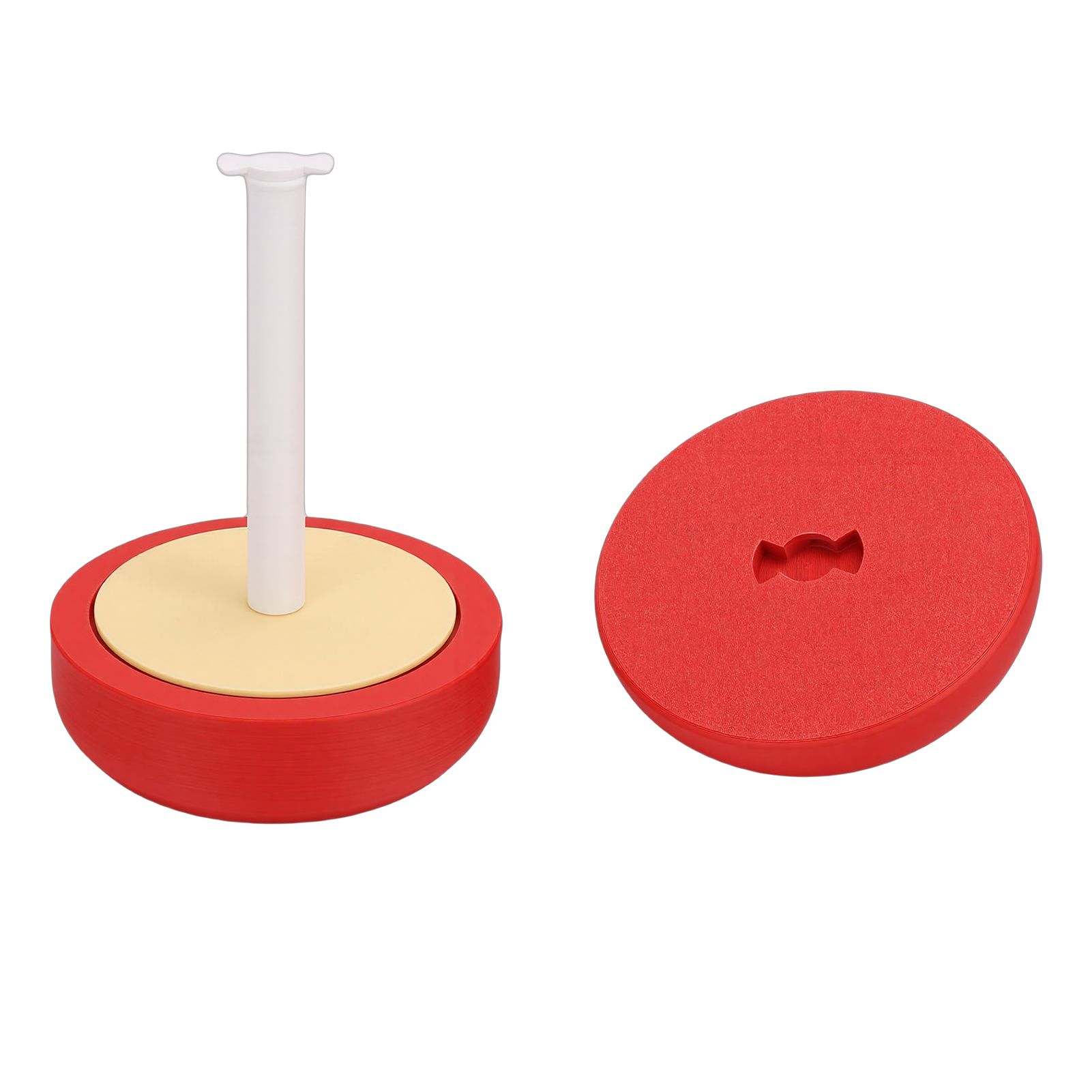 3D Printed Apple Yarn Holder Portable Detachable Rotating Yarn Spinner for DIY view 7