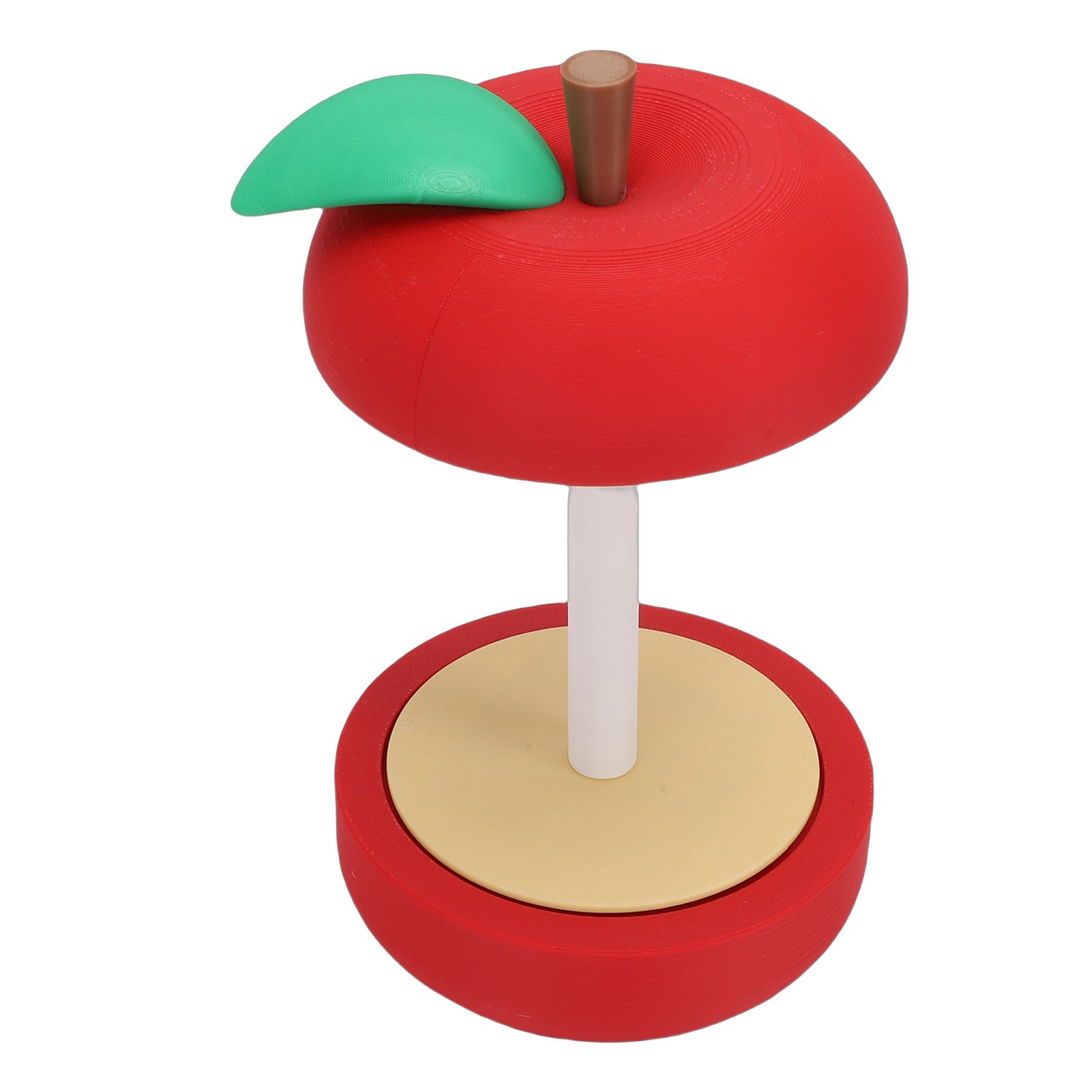 3D Printed Apple Yarn Holder Portable Detachable Rotating Yarn Spinner for DIY view 8