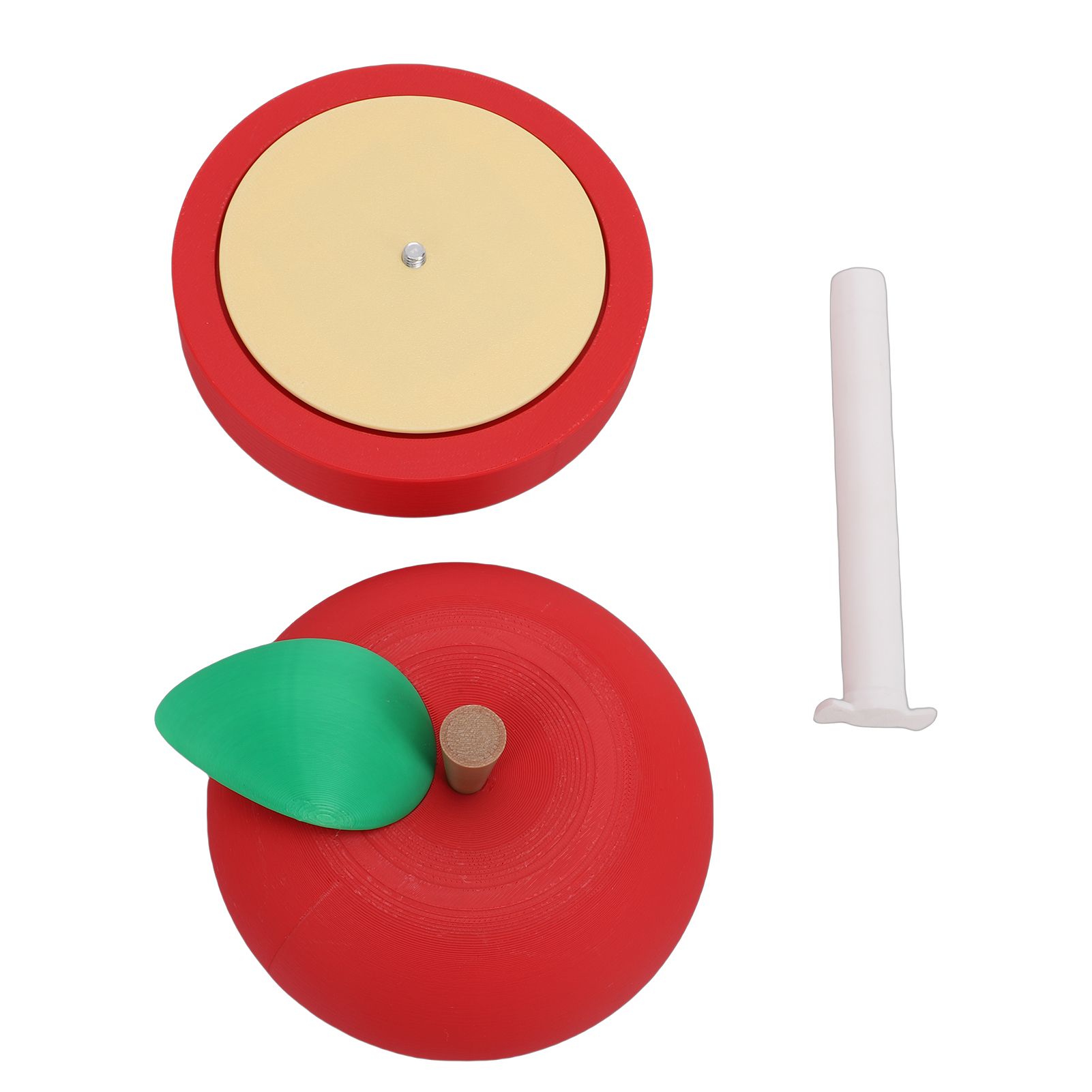 3D Printed Apple Yarn Holder Portable Detachable Rotating Yarn Spinner for DIY view 11