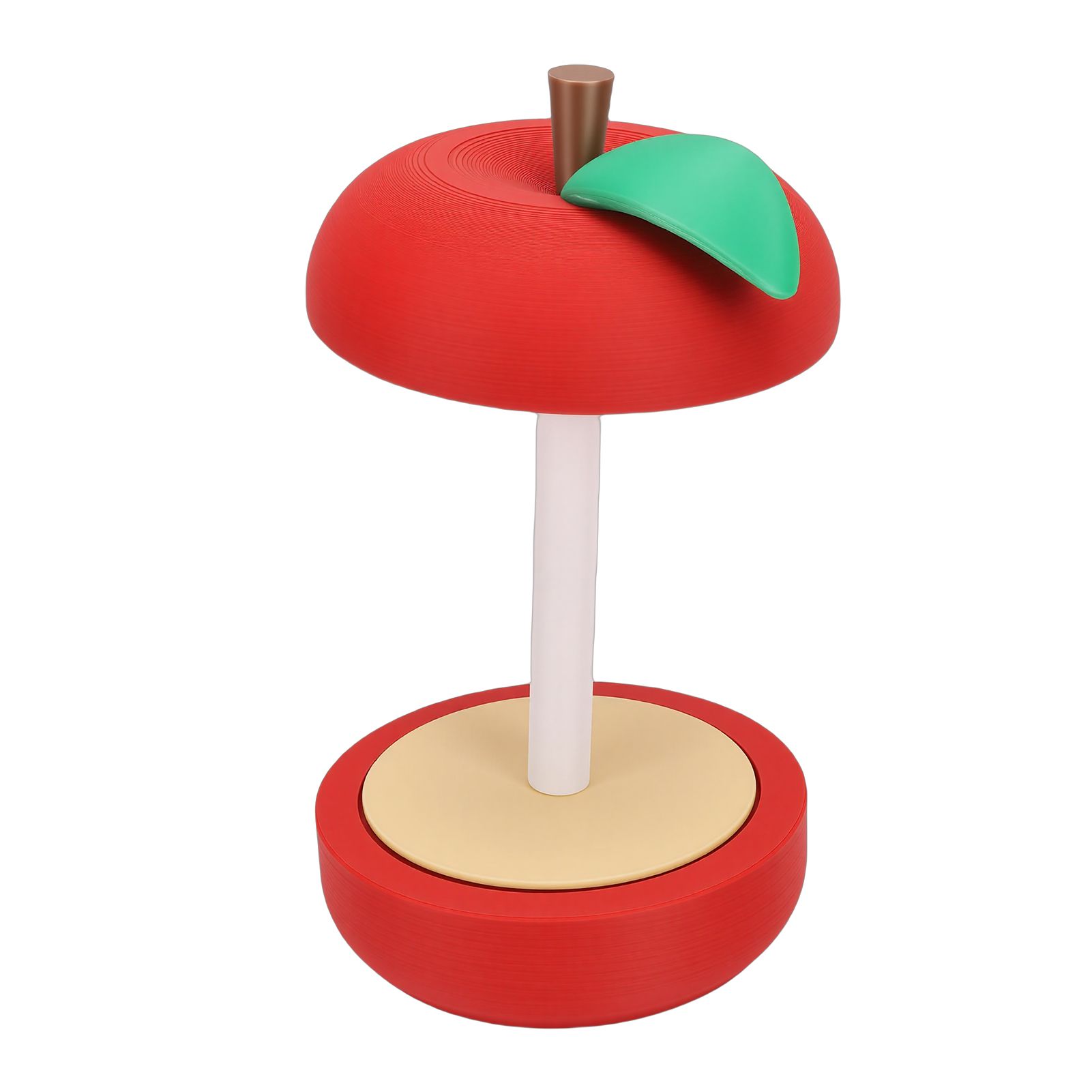 3D Printed Apple Yarn Holder Portable Detachable Rotating Yarn Spinner for DIY view 12