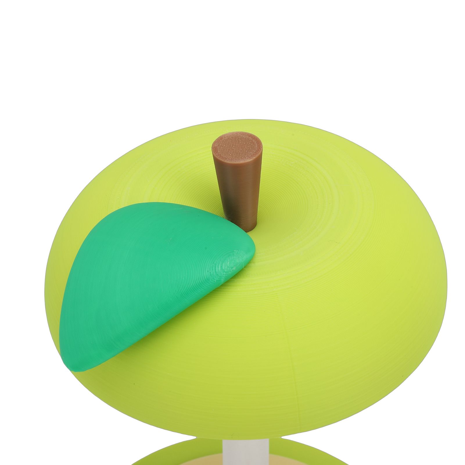 3D Printed Apple Yarn Holder Portable Detachable Rotating Yarn Spinner for DIY view 2