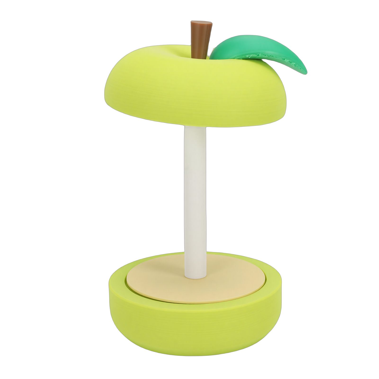 3D Printed Apple Yarn Holder Portable Detachable Rotating Yarn Spinner for DIY view 3
