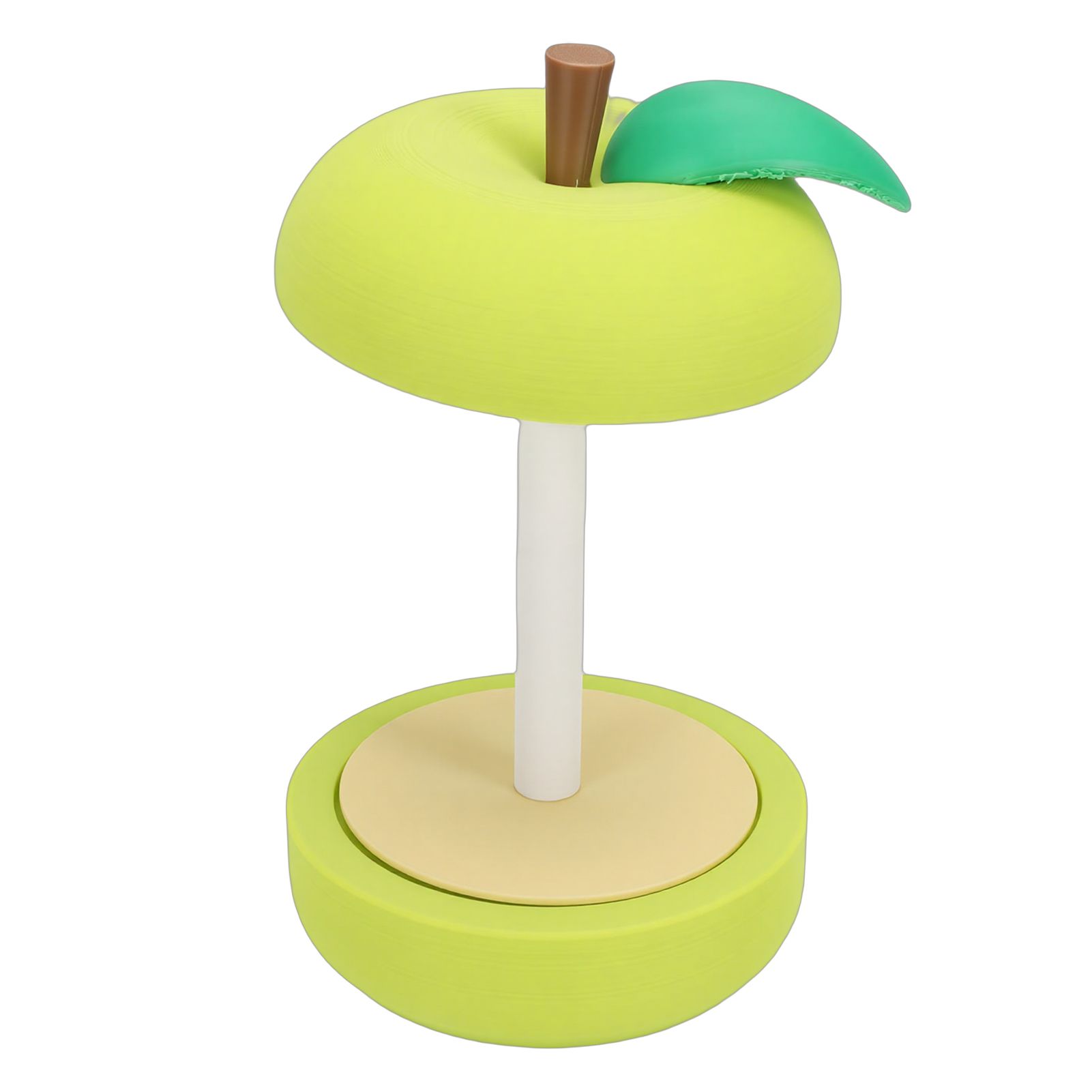 3D Printed Apple Yarn Holder Portable Detachable Rotating Yarn Spinner for DIY view 4