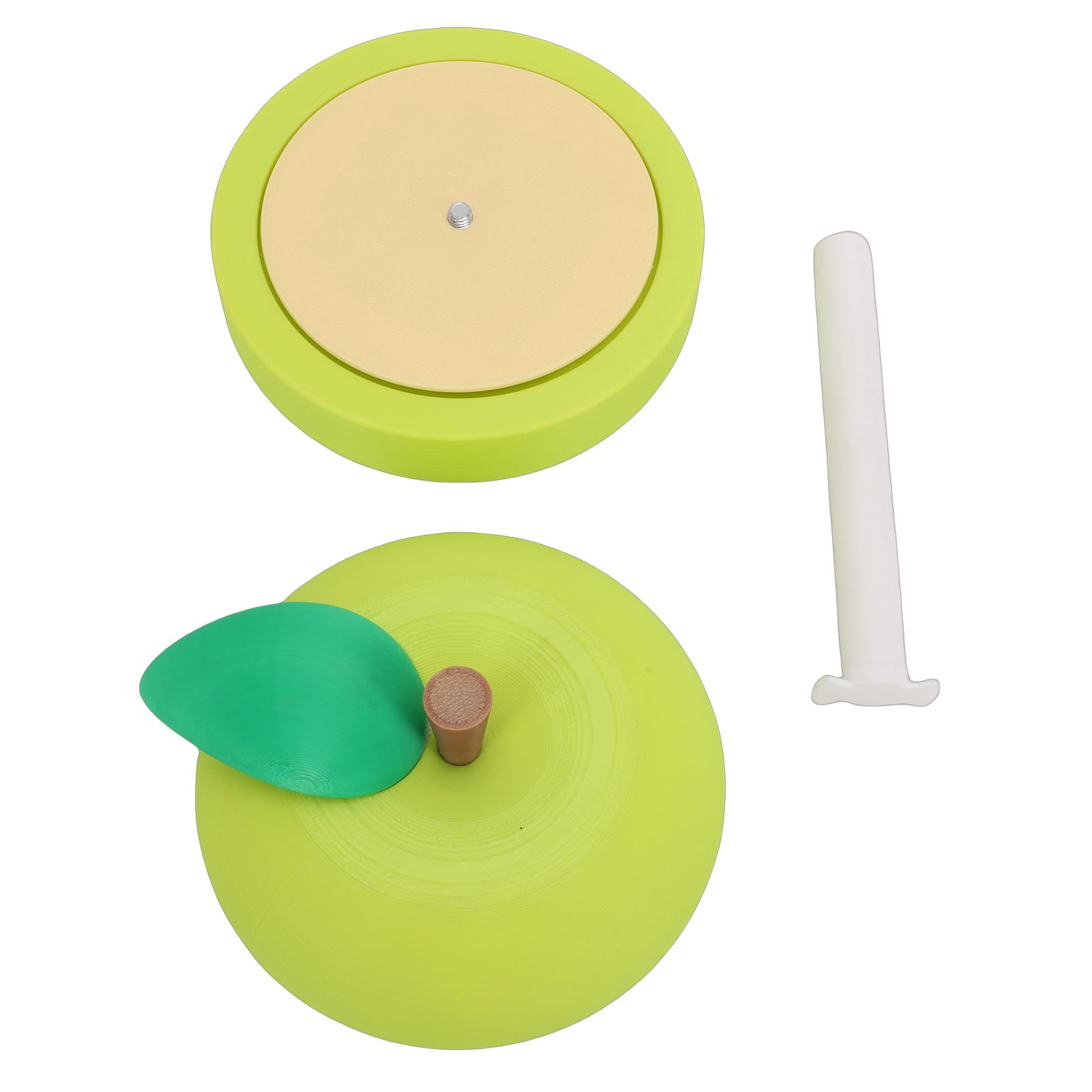 3D Printed Apple Yarn Holder Portable Detachable Rotating Yarn Spinner for DIY view 7