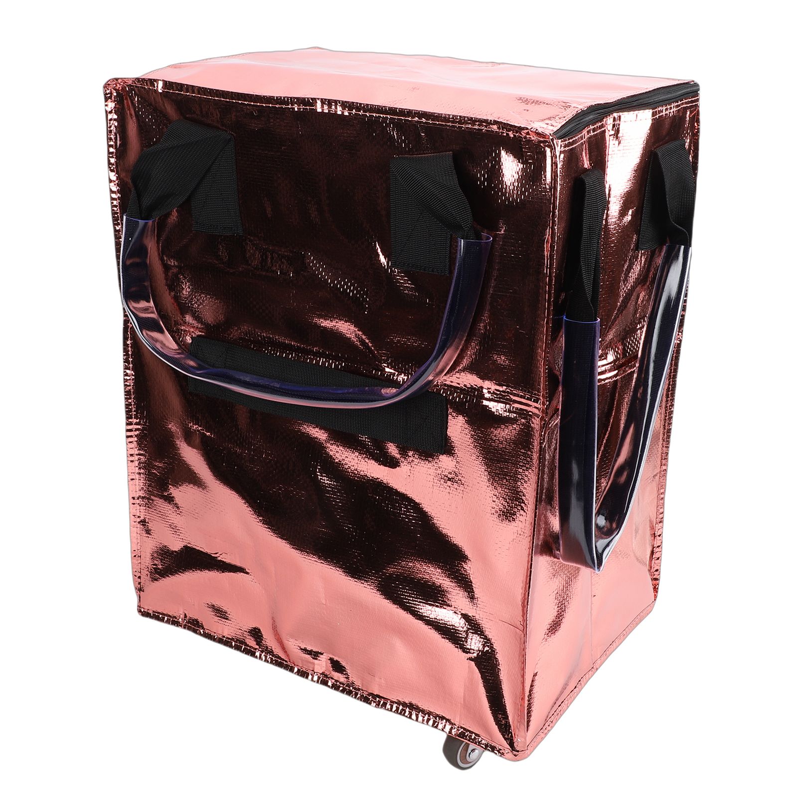 Grocery Bag On Wheels Collapsible Shopping Grocery Bag with Wheels for Laundry view 8
