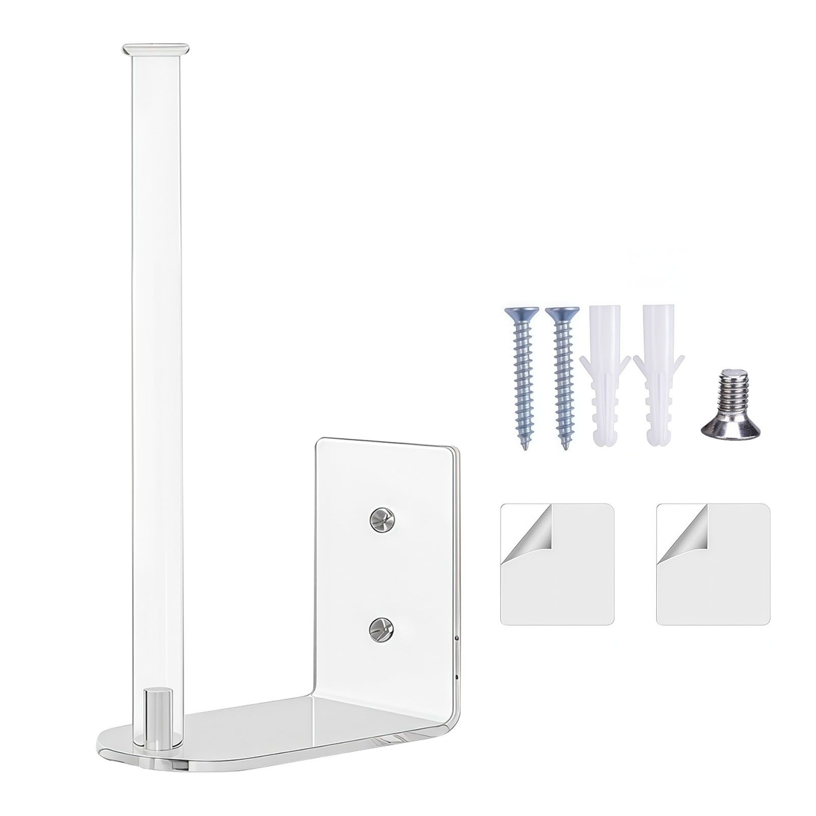Hat Rack for Baseball Caps Acrylic Clear Wall Adhesive Hat Holder Storage view 3