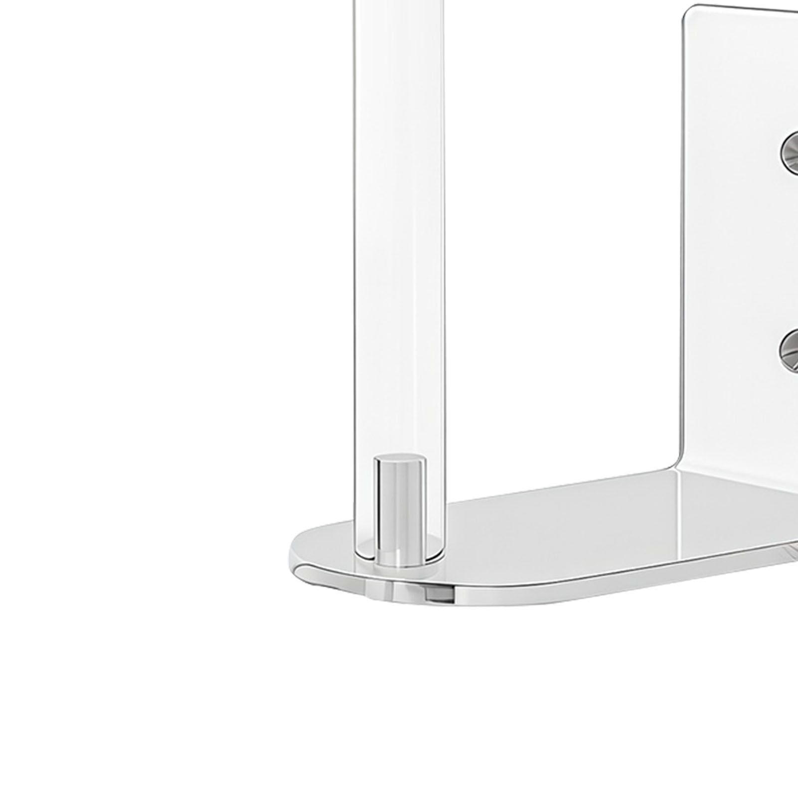 Hat Rack for Baseball Caps Acrylic Clear Wall Adhesive Hat Holder Storage view 7