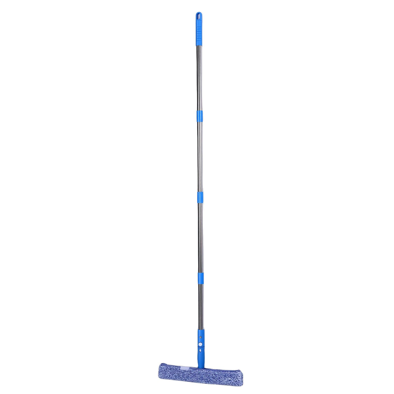 Window Cleaning Kit with Extension Pole 9.8FT Window Squeegee Brush Washing view 9